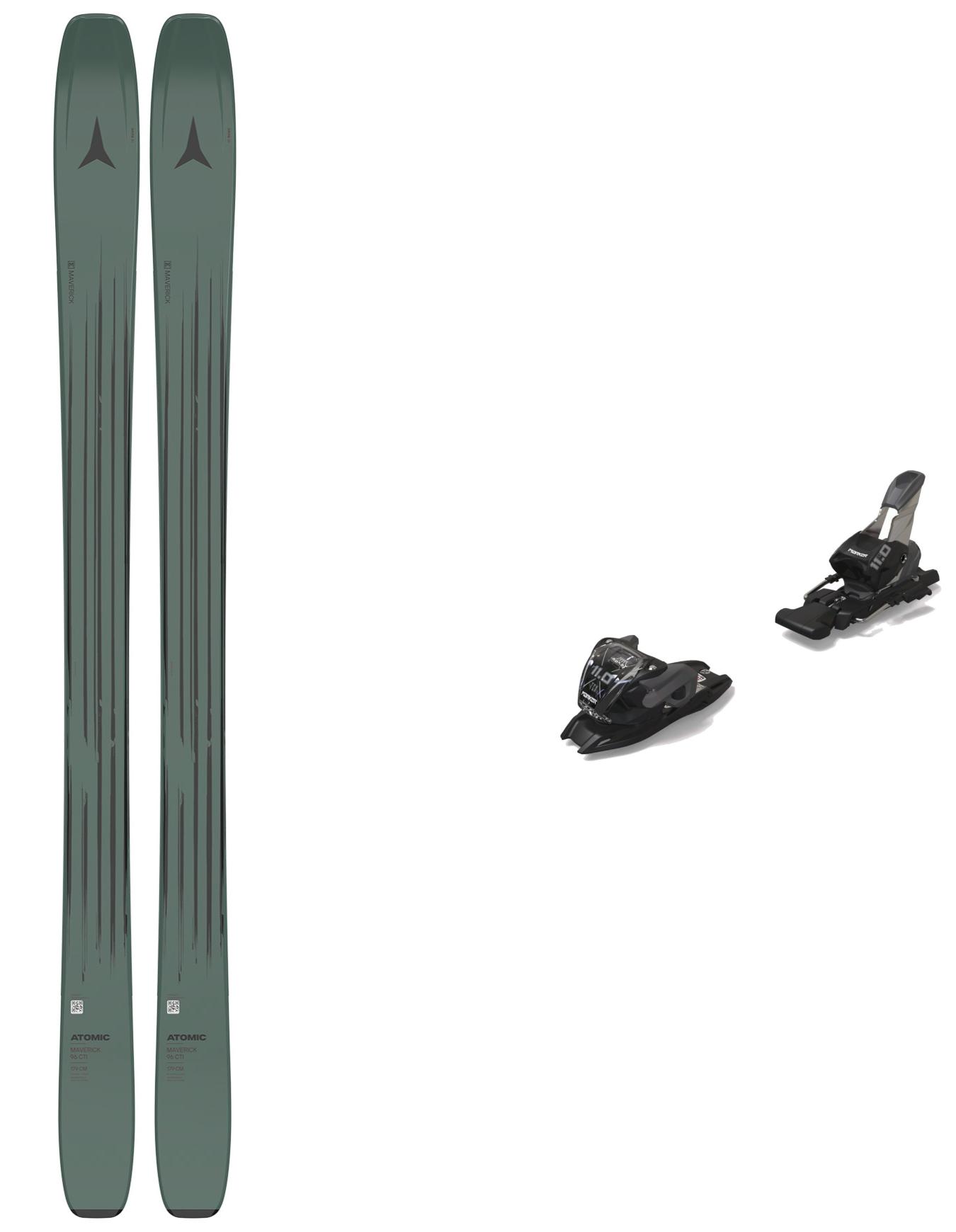 Packs (skis + fix) - Skis freeride - Pack Maverick 96 CTI 2026 en Titane