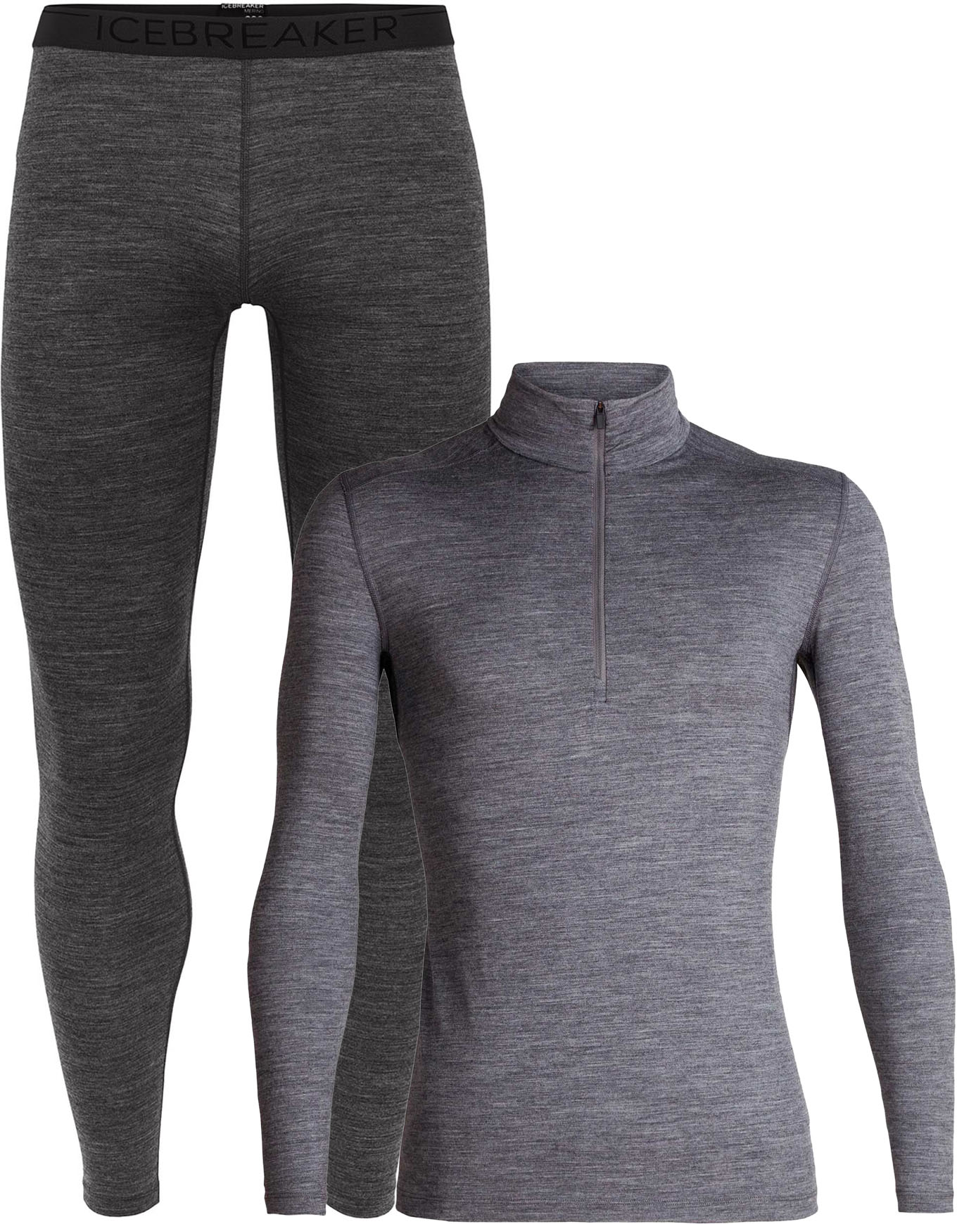 Unterwäsche aus Merinowolle – Herren – Merino 200 Oasis LS Half Zip Pack M Merino 200 Oasis LS Half Zip Gritstone Heather