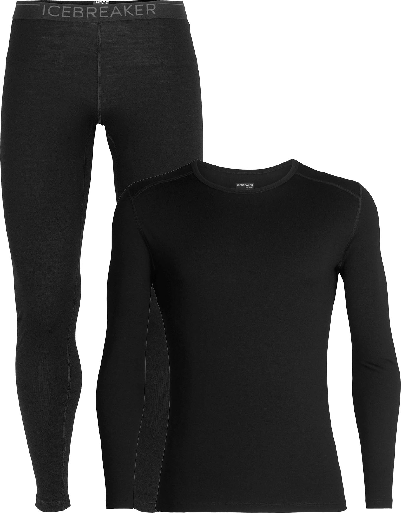 Sous-vêtement en laine de mérinos - Pack M Merino 260 Tech LS Crewe Black en Laine