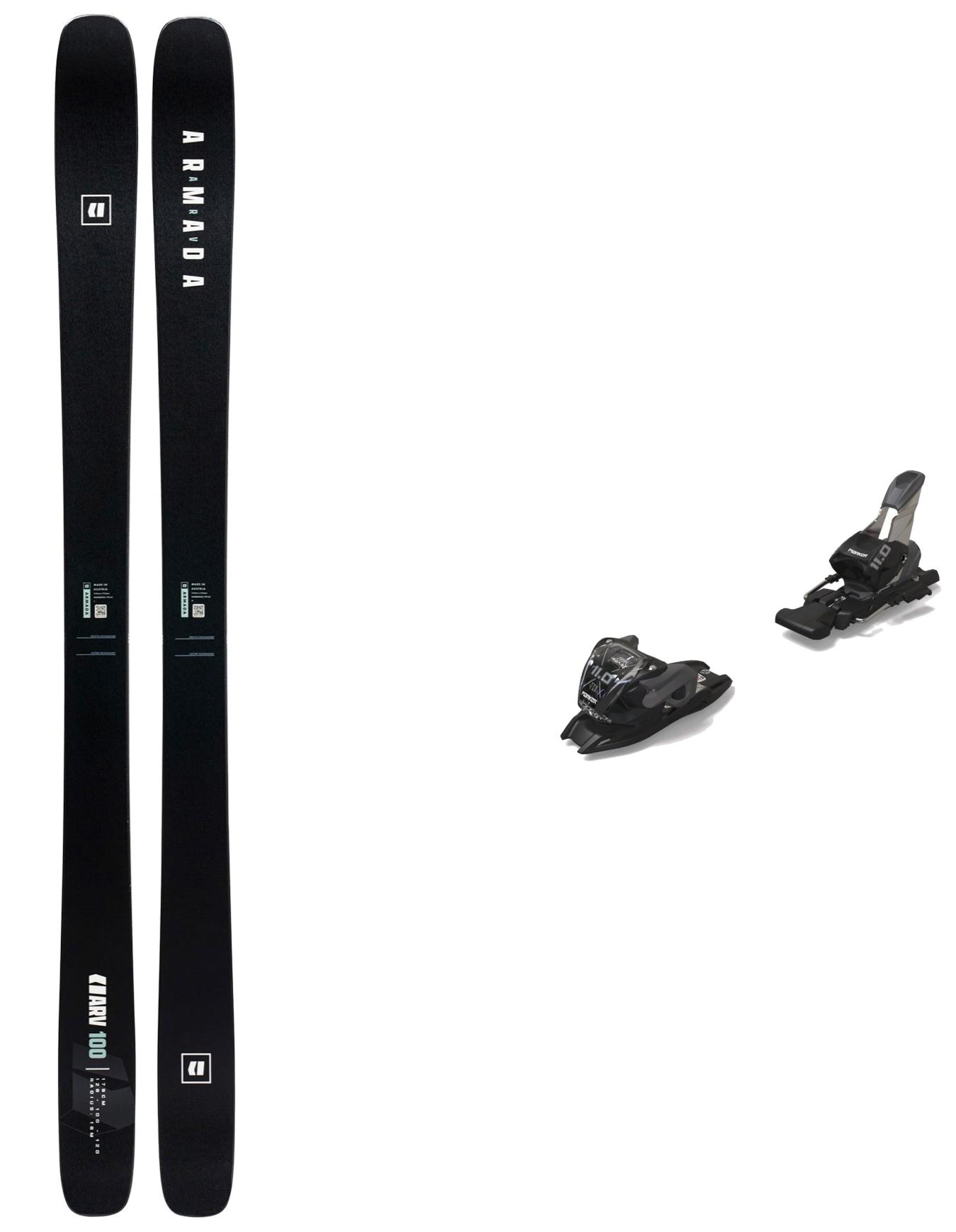 Ski Set inkl. Bdg. Skis freestyle Pack Arv 100 Black 2026 für Herren