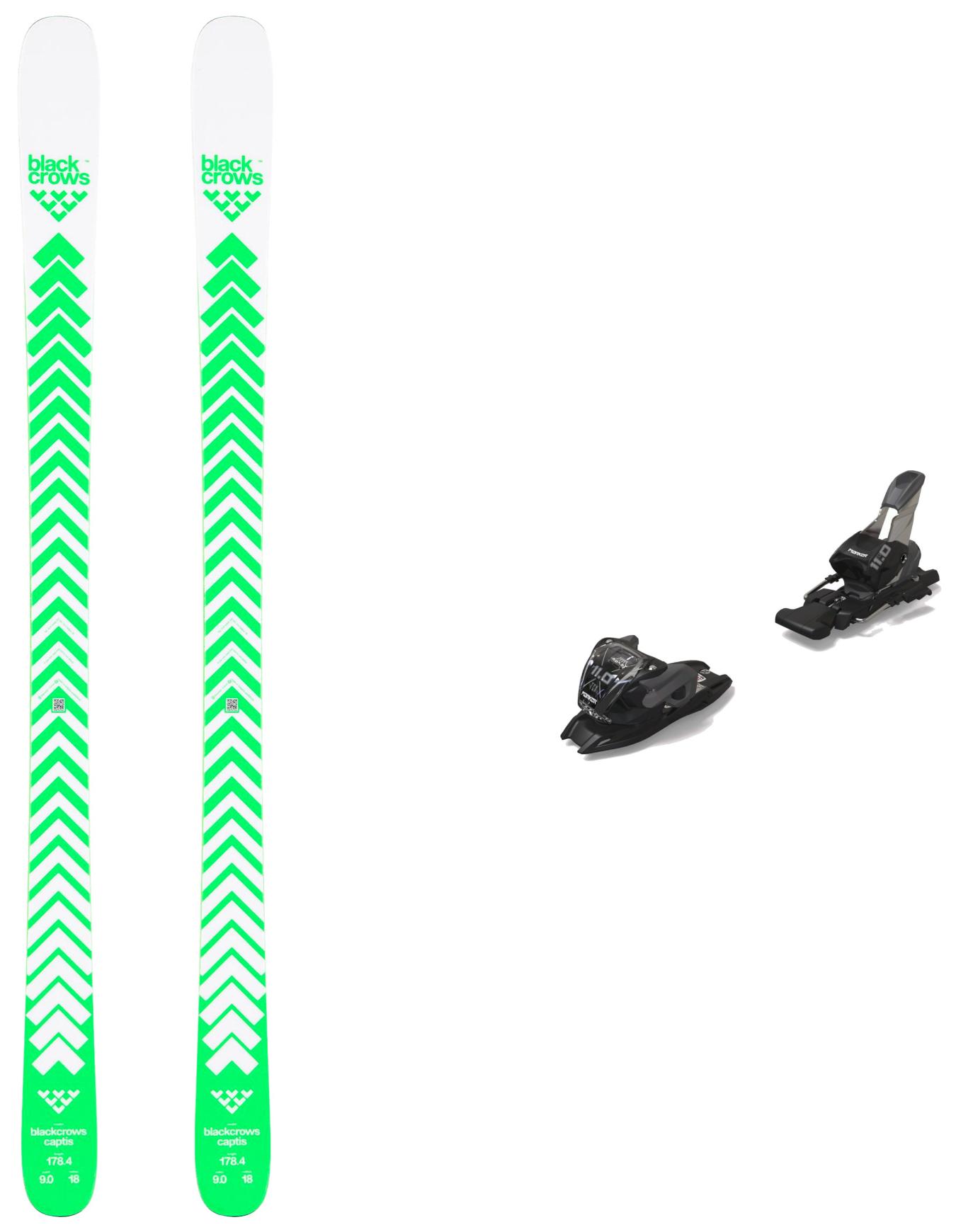 Packs (skis + fix) - Skis all-mountain - Pack Captis 2026 en Bois - Vert