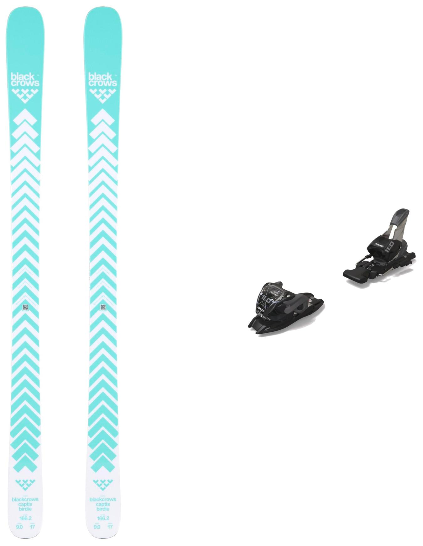 Ski Set inkl. Bdg. All-Mountain Skier Pack Captis Birdie 2026 für Damen aus Holz Blau