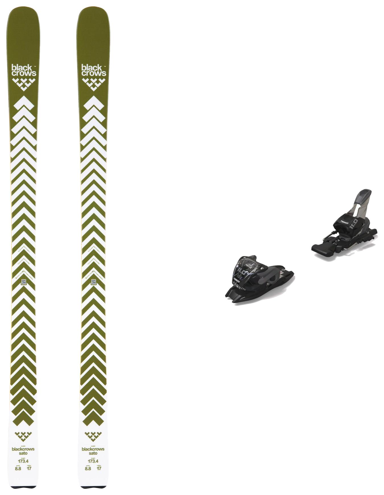 Packs (skis + fix) - Skis all-mountain - Pack Sato 2026 en Bois - Marron