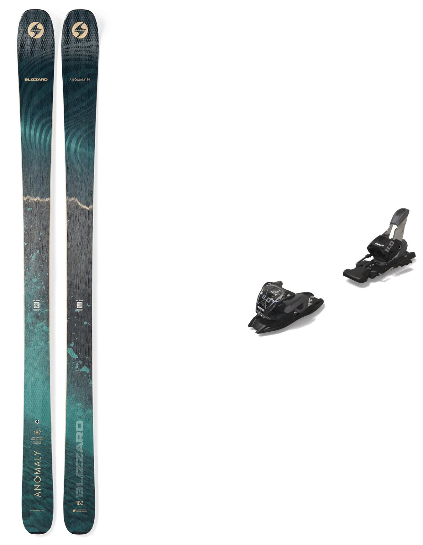 Ski Set inkl. Bdg. All-Mountain Skier Pack Anomaly 94 2026 für Herren Grün