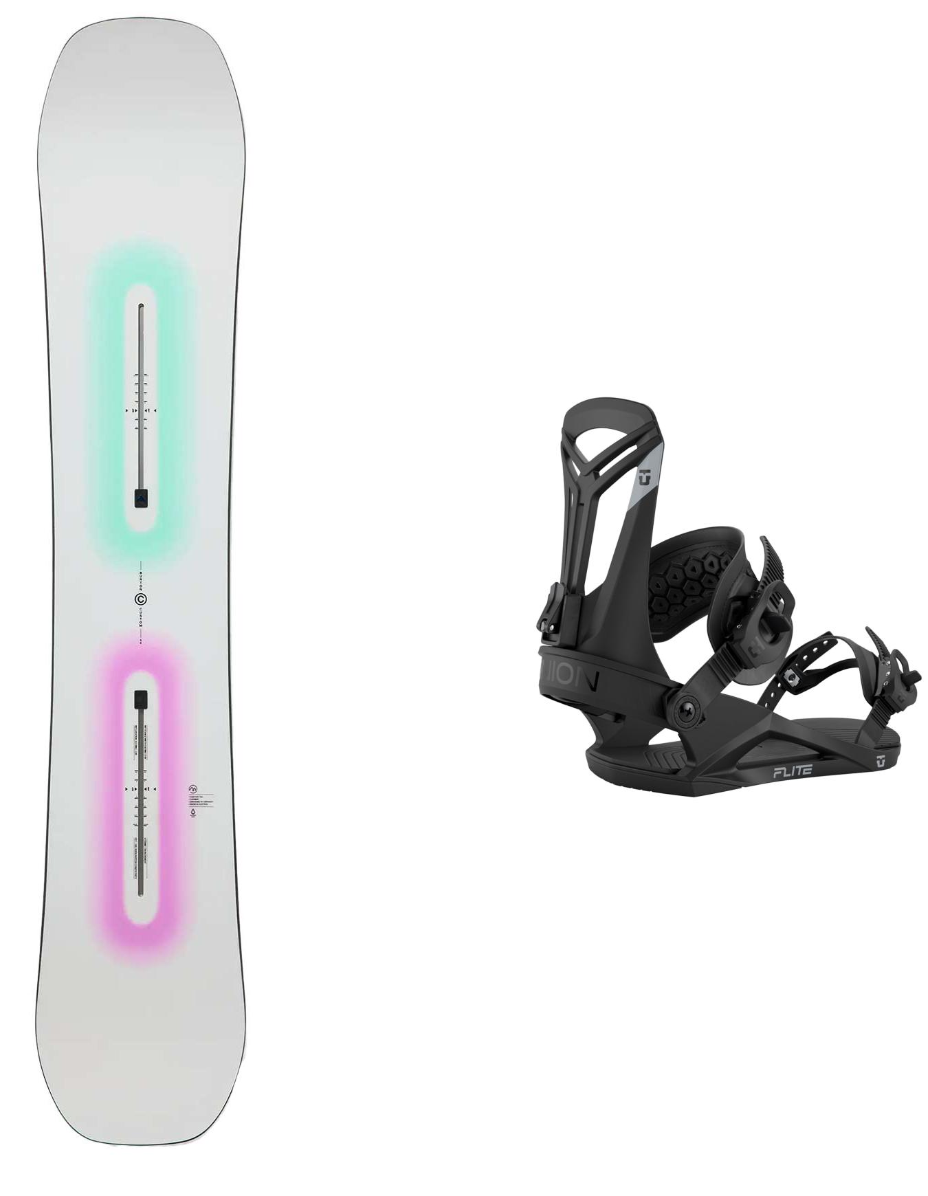 Snowboard All-Mountain Pack Custom Glow 2026 für Herren Weiß