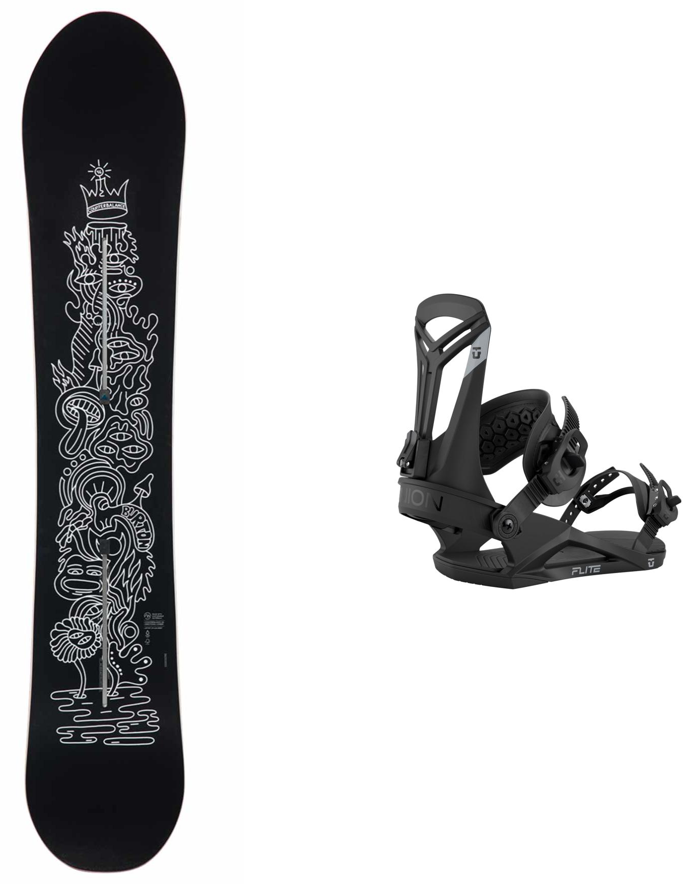 Snowboard All-Mountain / Freeride Pack Counterbalance Hallucinate 2026 schwarz