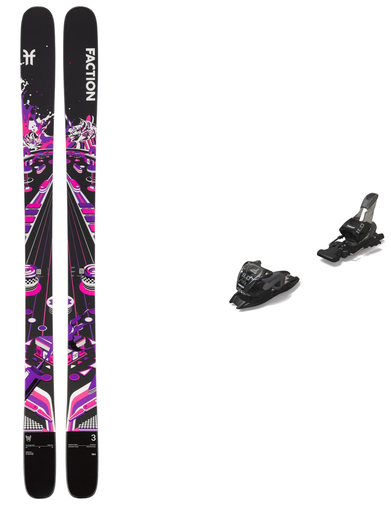 Packs (skis + fix) - Skis all-mountain / freeride - Pack Prodigy 3 2026 - Noir