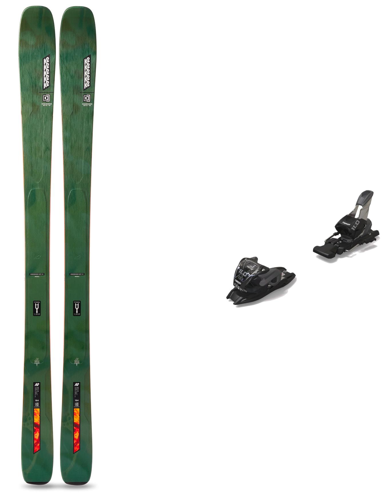 Ski Set inkl. Bdg. All-Mountain Skier Pack Mindbender 89TI W 2026 für Damen aus Wolle