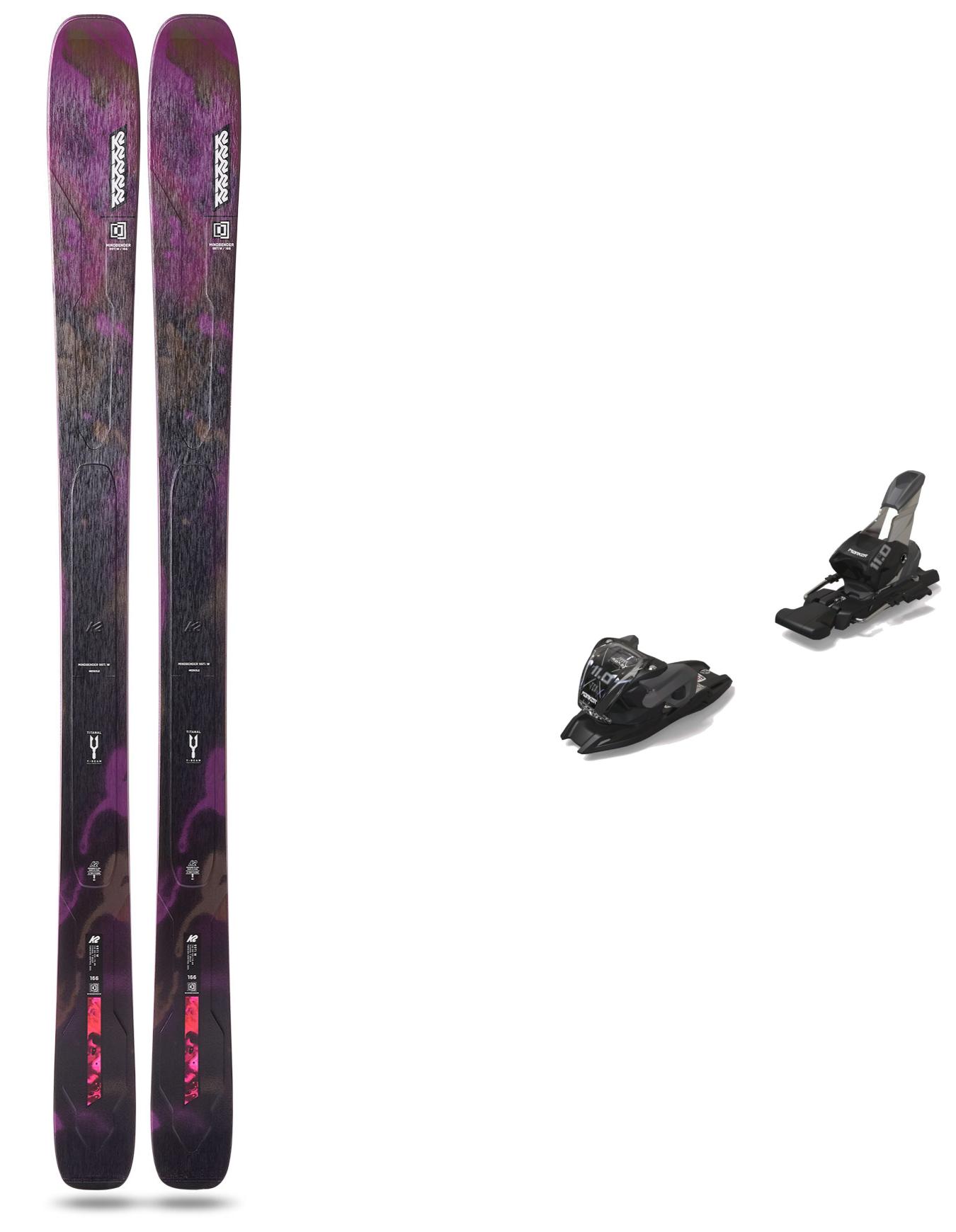 Ski Set inkl. Bdg. Freeride Skifahren / All-Mountain Pack Mindbender 99TI W 2026 für Damen aus Wolle