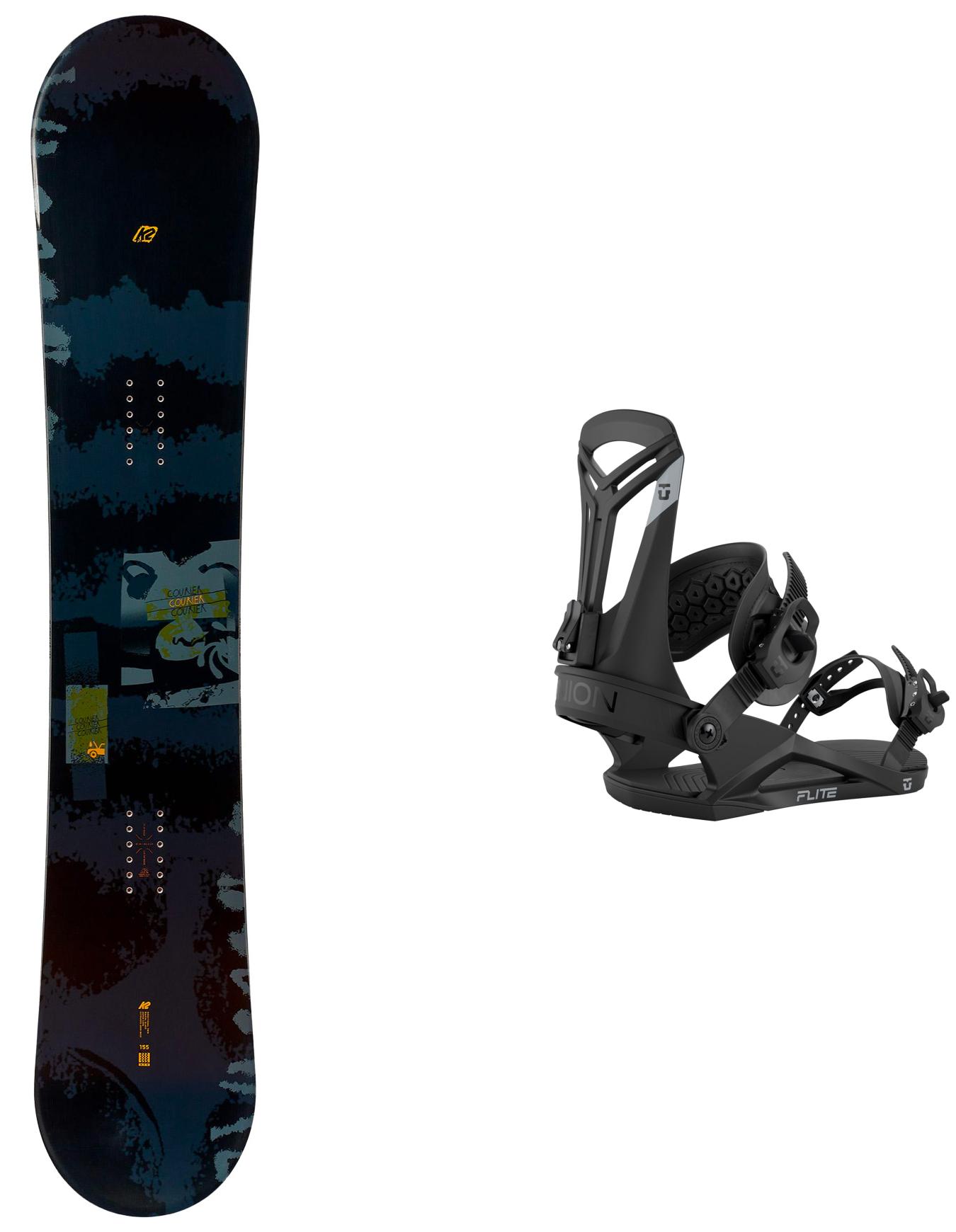 Snowboard All-Mountain Pack Courier 2026 aus Wolle schwarz