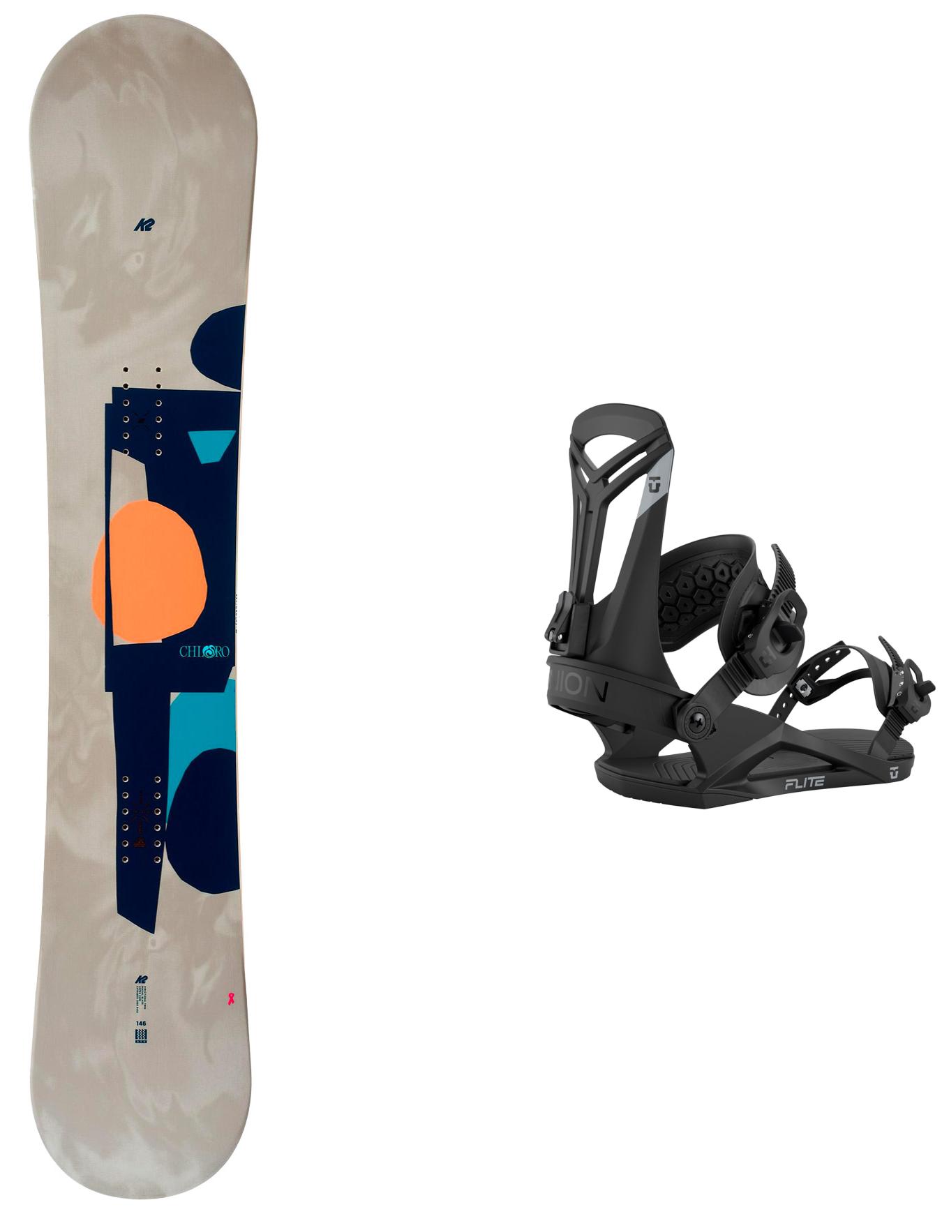 Snowboard All-Mountain Pack Chloro 2026 für Damen aus Wolle Grau