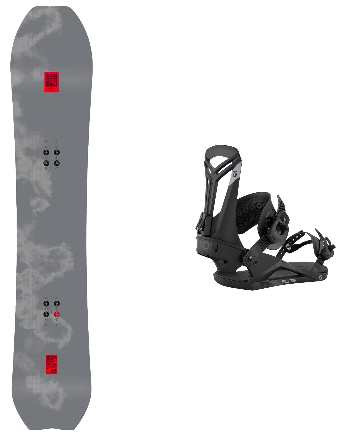 Snowboard big mountain Freeride/Freestyle Pack Skypilot 2026 Grau