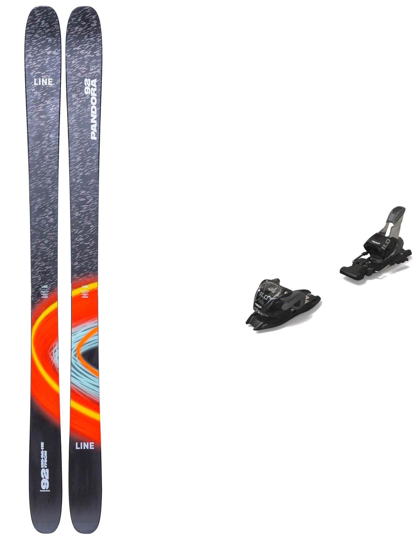 Ski Set inkl. Bdg. All-Mountain-Ski – Pandora 92 2026 Pack Pandora 92 2026 aus Holz schwarz