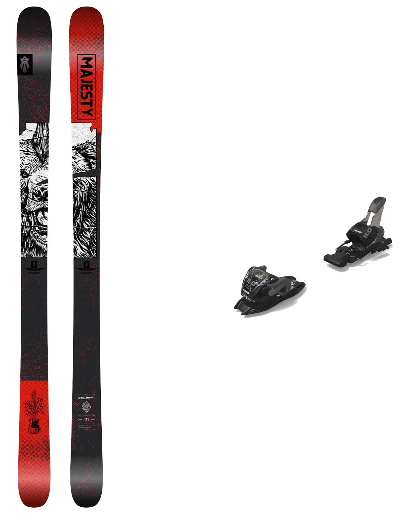 Ski Set inkl. Bdg. Freestyle Skifahren – Unisex – Dirty Bear Pro 2026 Pack Dirty Bear Pro 2026 aus Wolle Blau