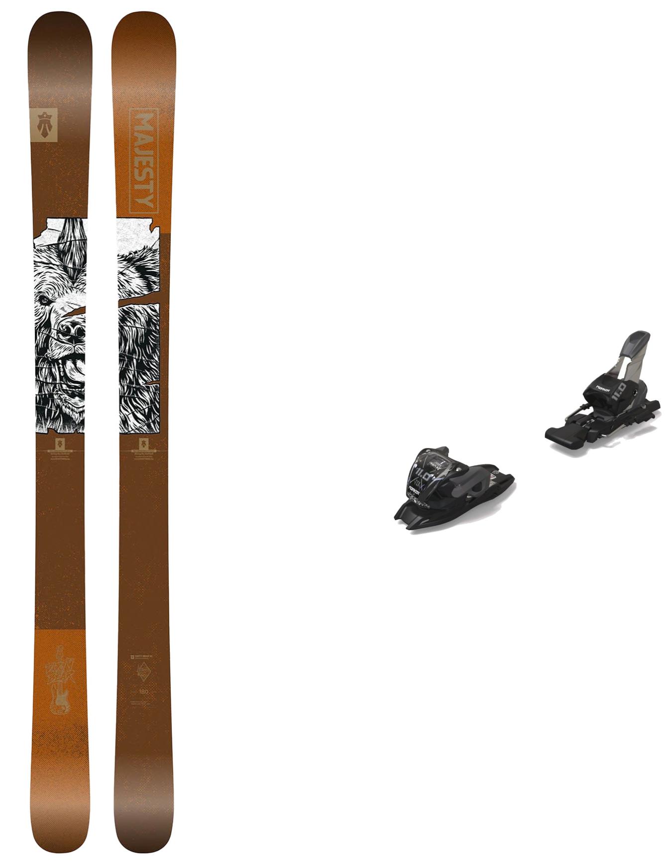 Packs (skis + fix) - Skis freeski - Pack Dirty Bear XL 2026 en Bois - Orange