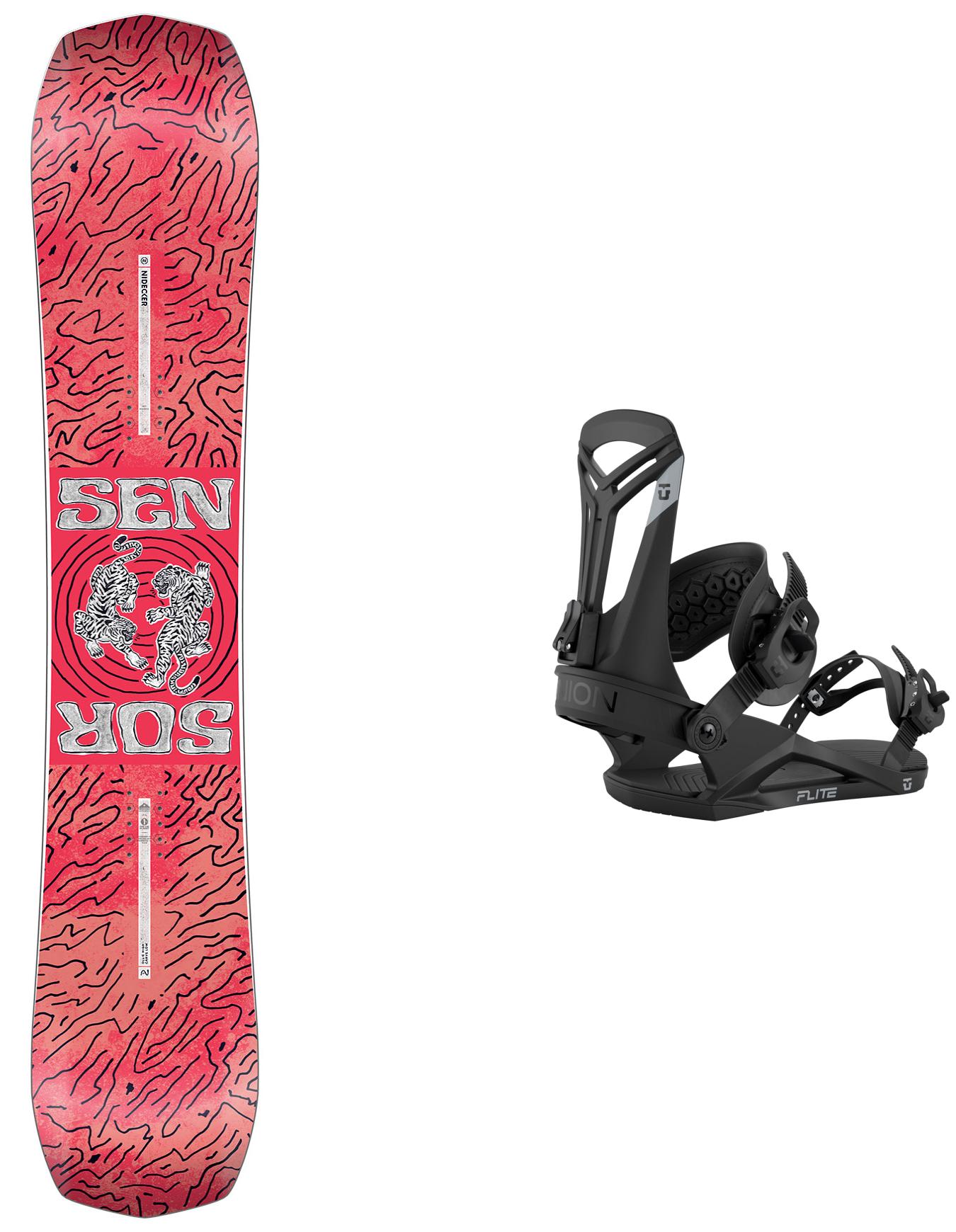 All-Mountain Freestyle Snowboard Pack Sensor 2026 für Herren Rot