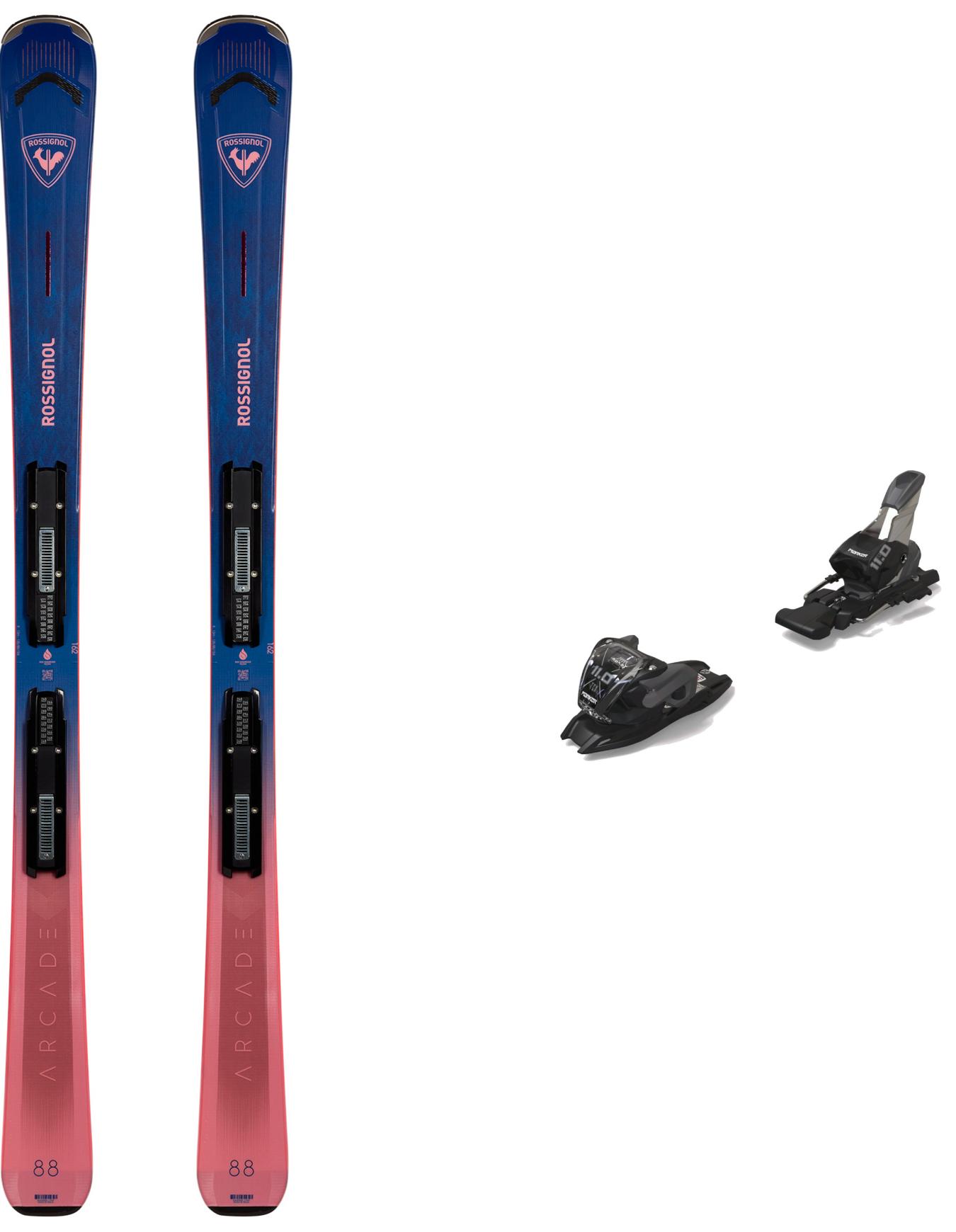 Ski Set inkl. Bdg. All-Mountain Skier Pack Arcade 88 W 2026 für Damen aus Holz Blau