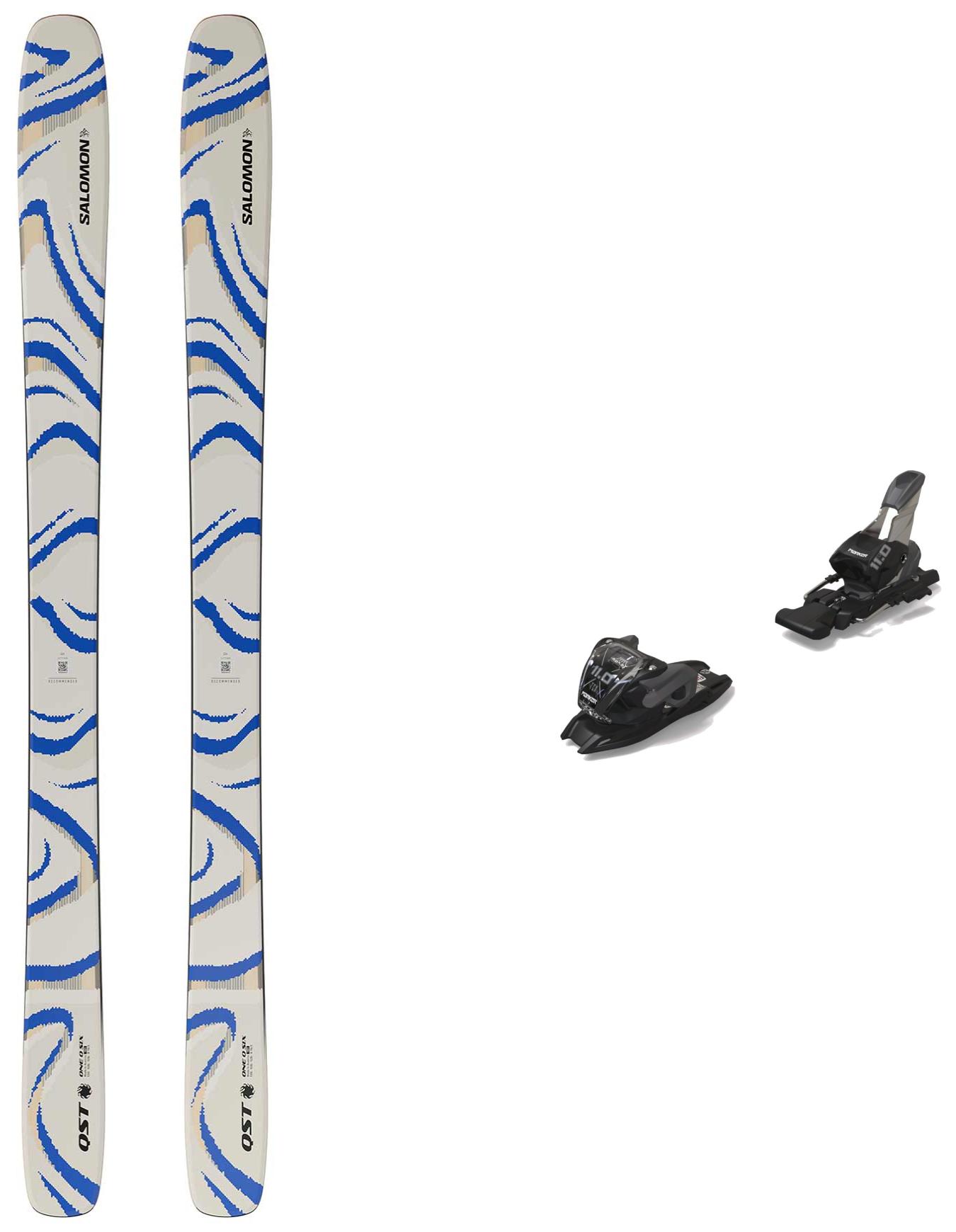 Packs (skis + fix) - Skis freeride - Pack Qst 106 Almond Milk 2026 - Violet