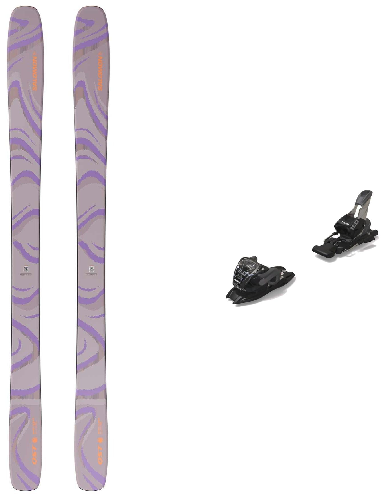 Packs (skis + fix) - Skis freeride - Pack Qst 106 Nirvana 2026 - Gris