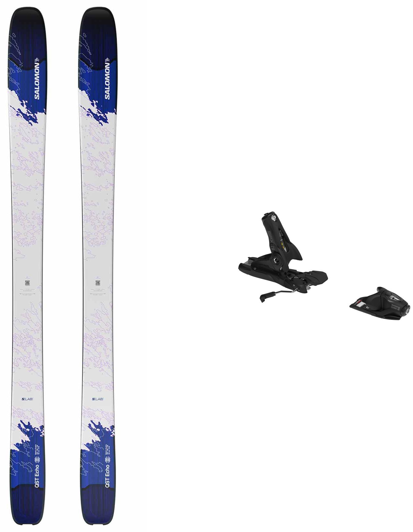 Packs (skis + fix) - Skis freeride - Pack S/Lab Qst Echo 2026 en Bois - Bleu