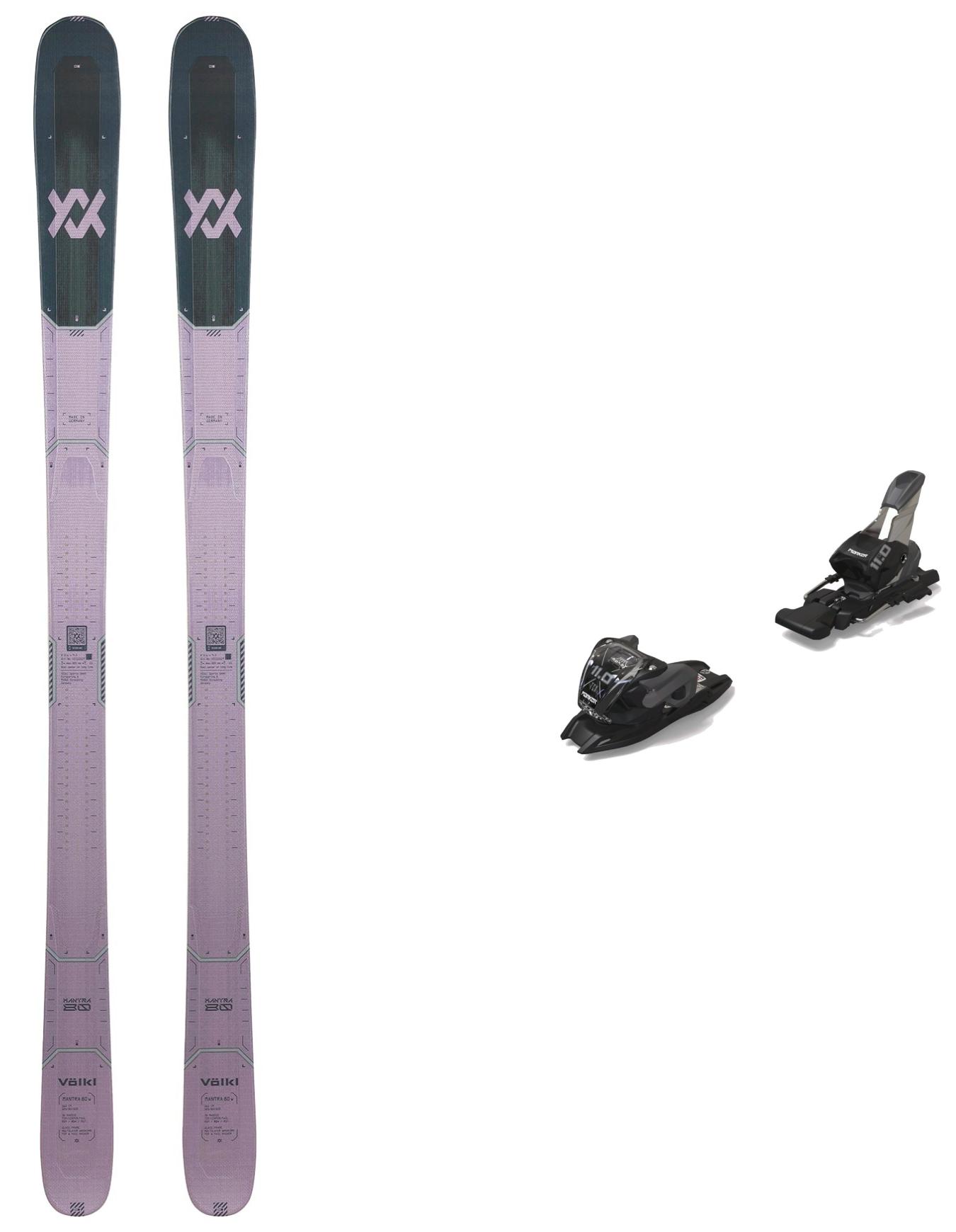 Ski Set inkl. Bdg. Pistenski Pack Mantra 80 W Pink/Black 2026 für Damen aus Wolle Rosa