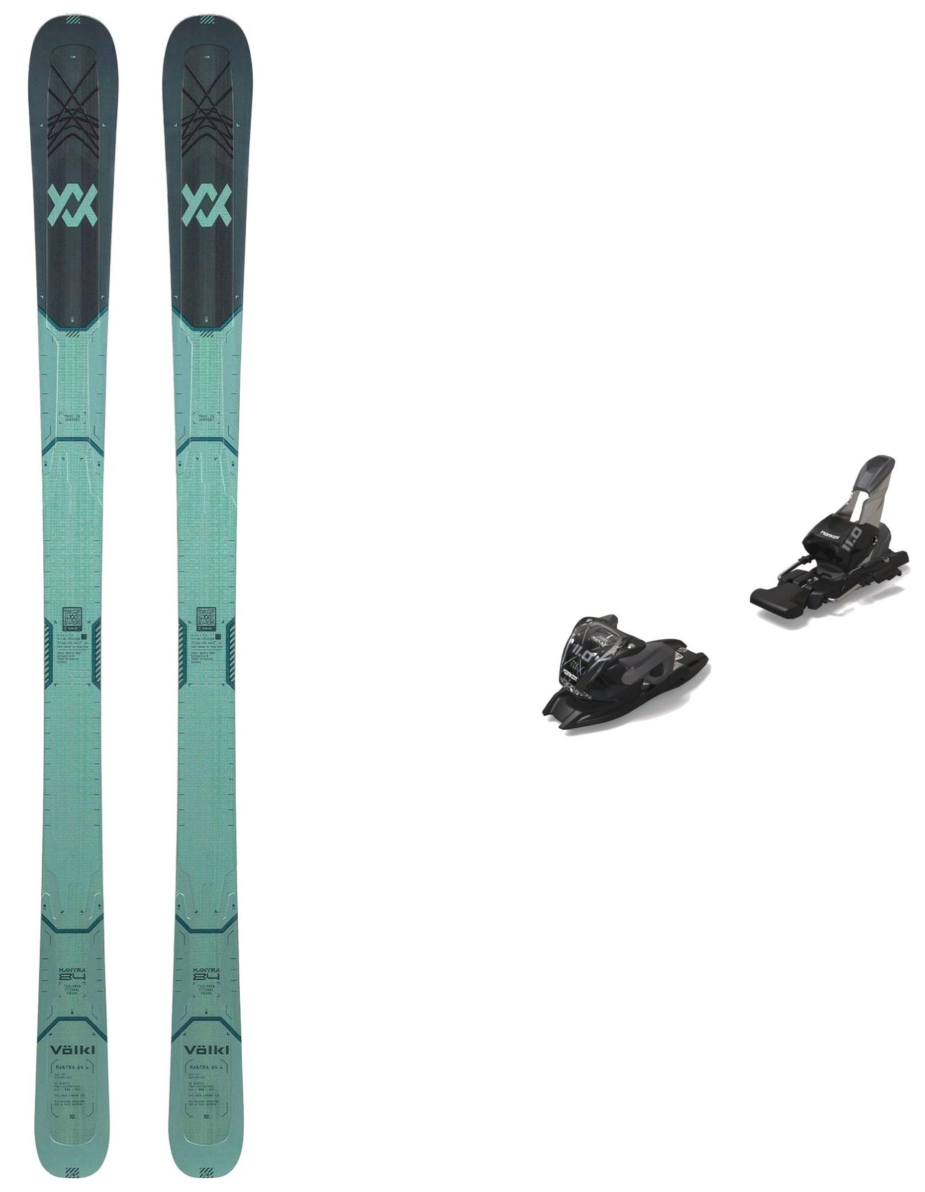 Volkl - Packs (skis + fix) - Skis de piste - Pack Mantra 84 W Green/Black 2026 en Bois - Vert