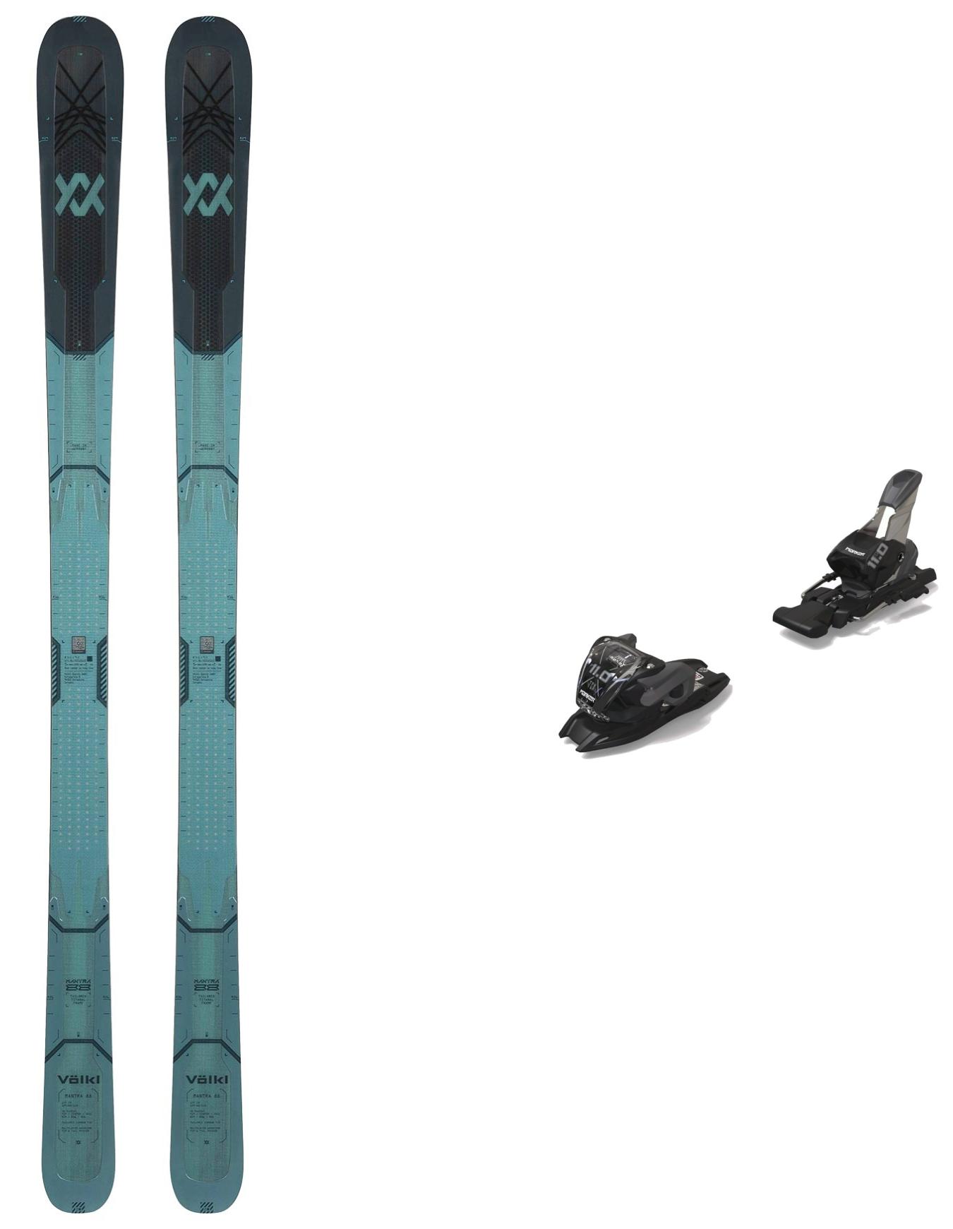 Volkl - Packs (skis + fix) - Skis all-mountain freeride - Pack Mantra 88 Blue/Black 2026 - Bleu