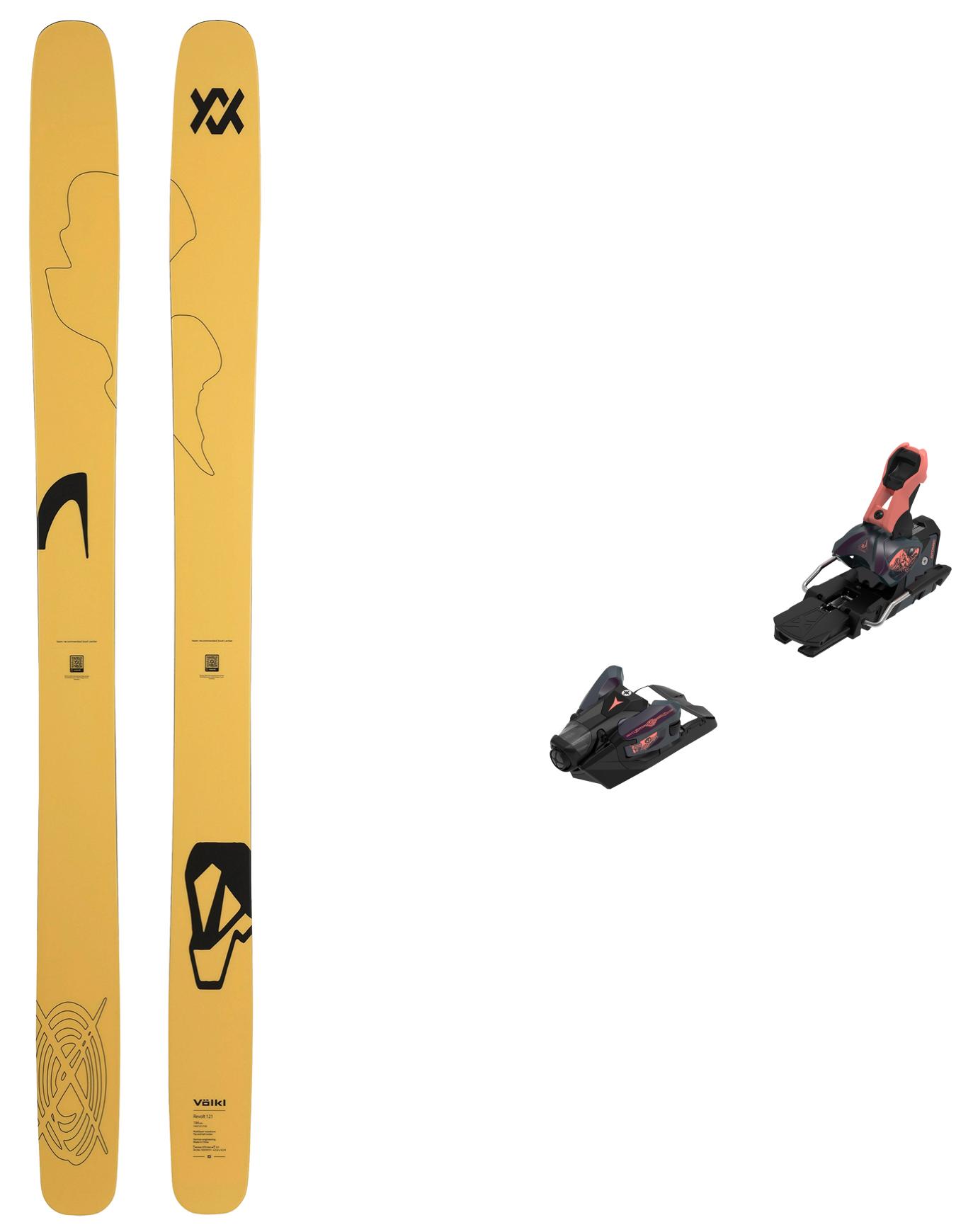 Ski Set inkl. Bdg. Freeride Skier Pack Revolt 121 Yellow 2026 für Herren Gelb