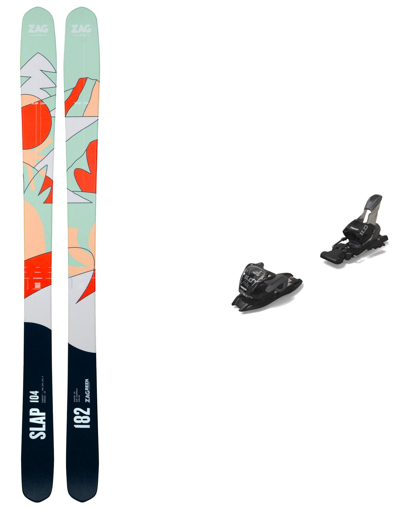 Packs (skis + fix) - Skis freeride - Pack Slap 104 2026 - Bleu