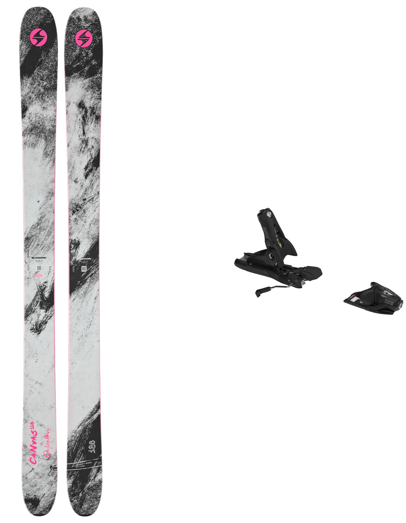 Ski Set inkl. Bdg. Freeride Skifahren Pack Canvas 118 2026 Weiß