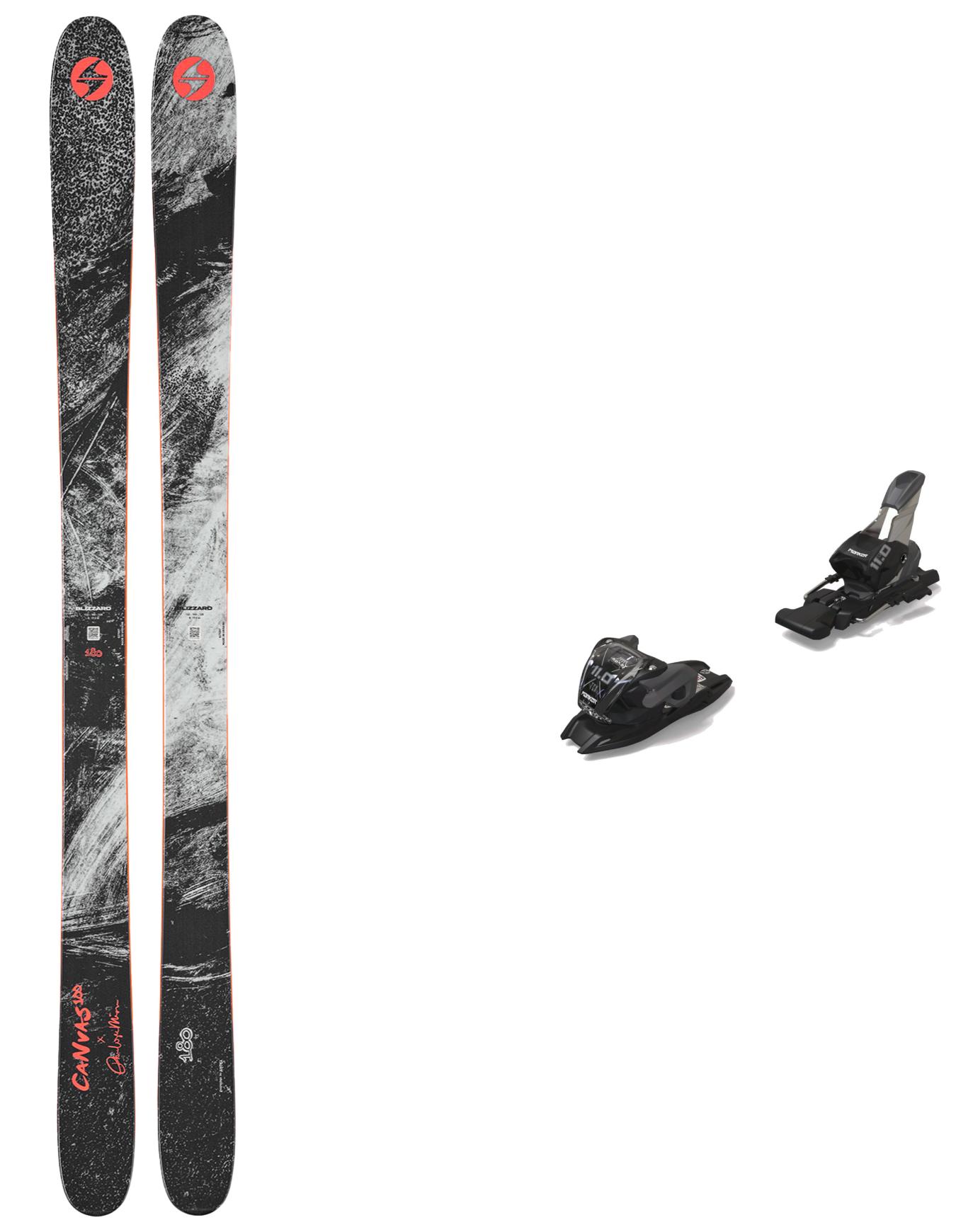 Ski Set inkl. Bdg. Freeride Skifahren Pack Canvas 100 2026 Grau