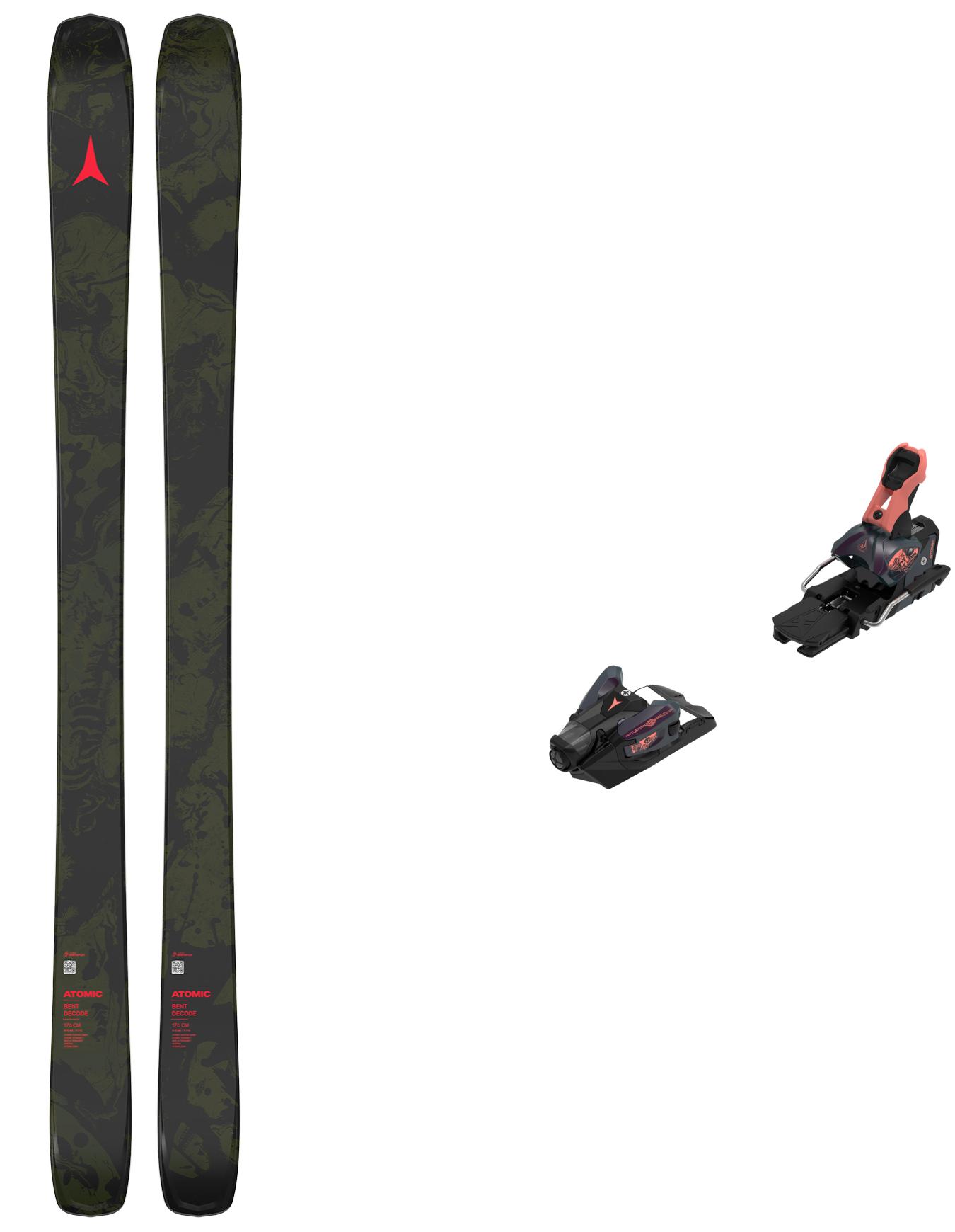 Ski Set inkl. Bdg. Freestyle-/Backcountry-Ski – Unisex – Bent Decode 2027 Pack Bent Decode 2027 aus Holz schwarz