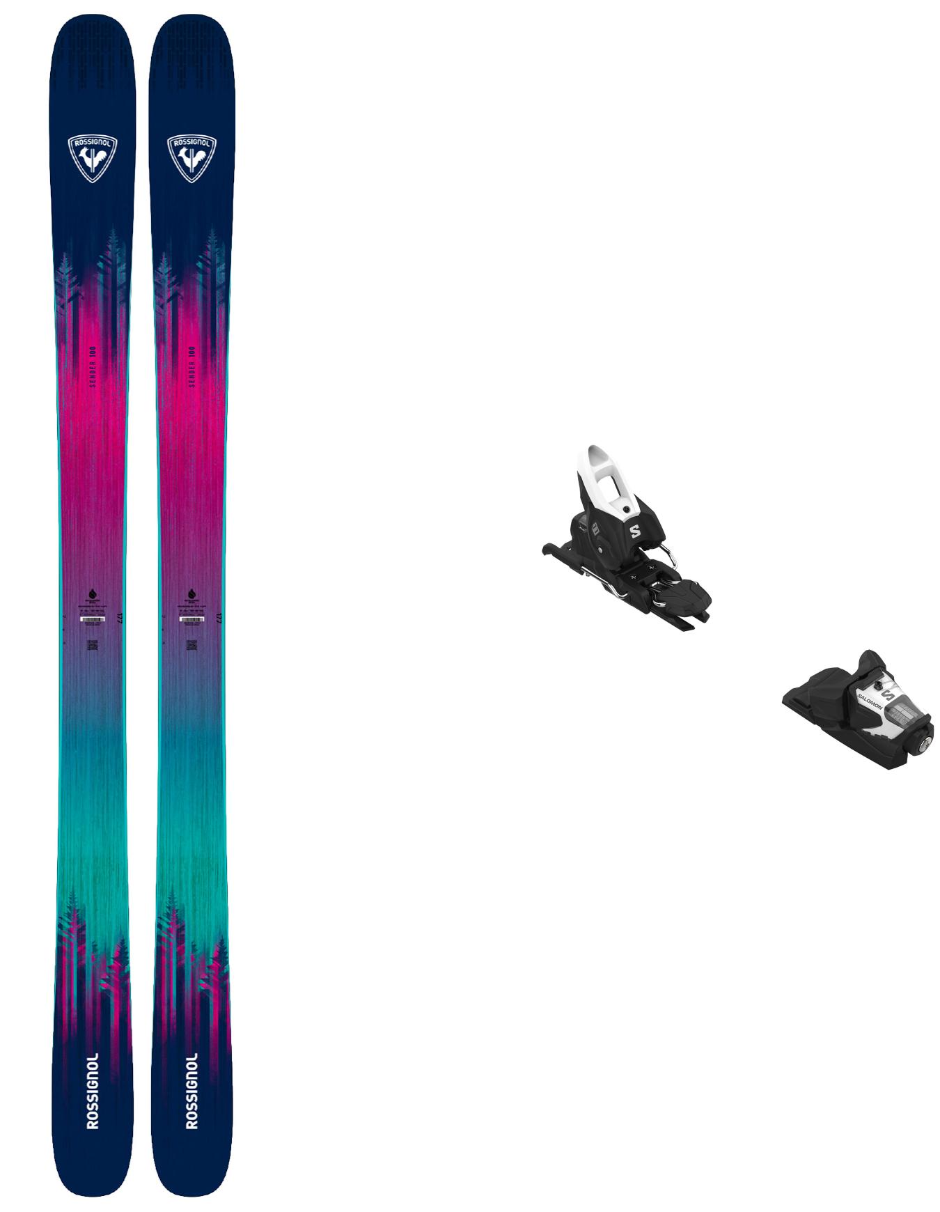 Ski Set inkl. Bdg. Freeride Skier – Herren – Sender 100 2027 Pack Sender 100 2027 für Herren aus Holz Violett
