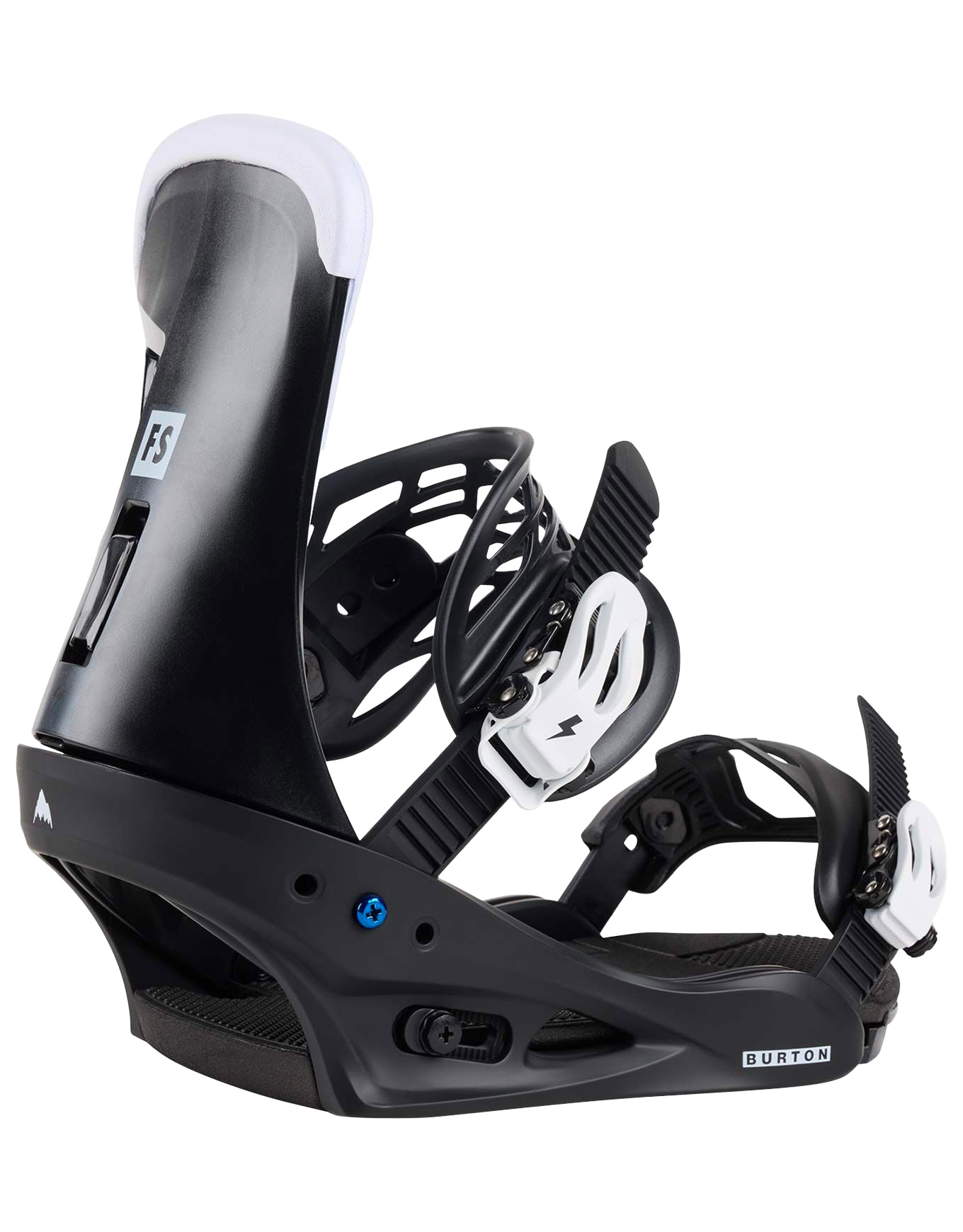 Fixations de snowboard - Freestyle Black - Taille 43+ - Noir