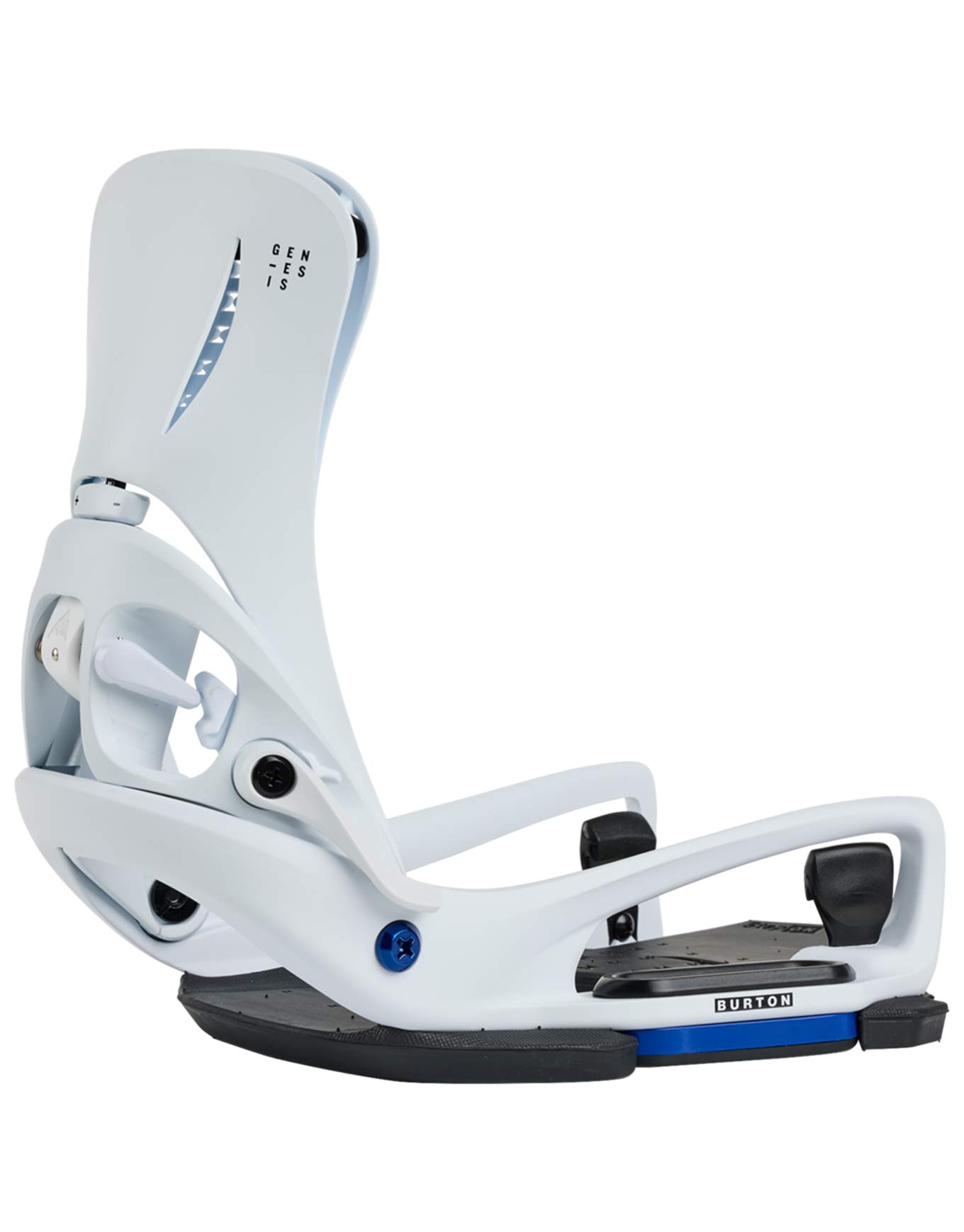 Fixations de snowboard all mountain - Genesis Est Step On White - Taille 44-46 - Blanc