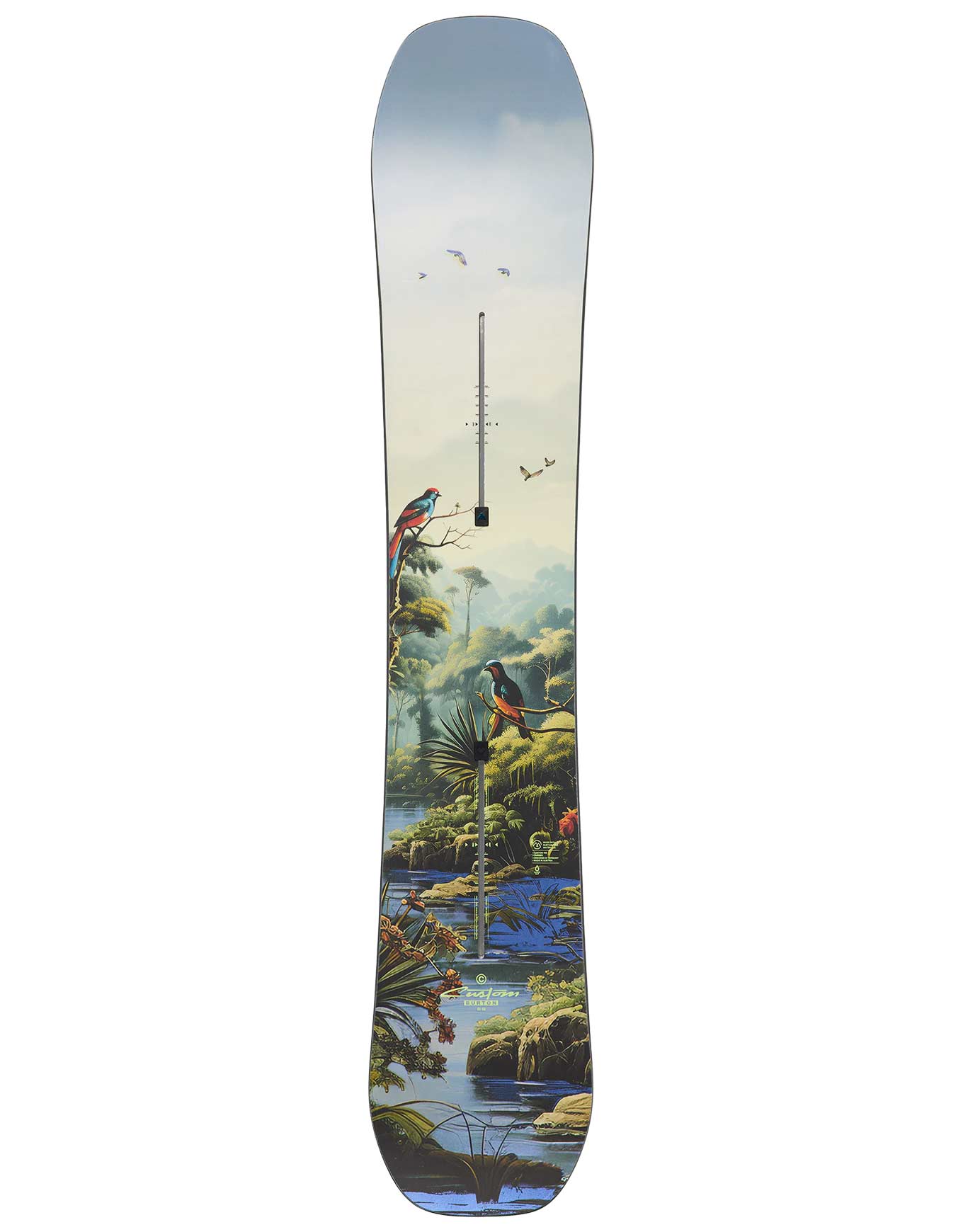 Snowboard All-Mountain Custom Jungle 2026 für Herren Größe 154W cm Grün
