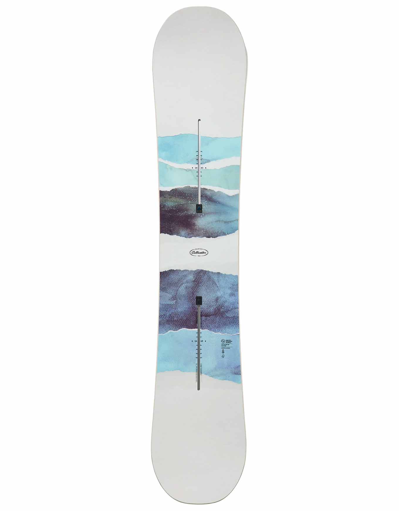 Snowboard All-Mountain Cultivator Watercolor 2026 Größe 135 cm Weiß