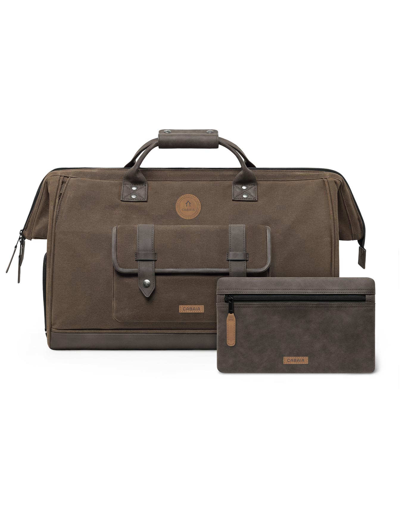 Cabaïa - Sac de voyage 36L - Duffle Bag Soyo 36L - Marron