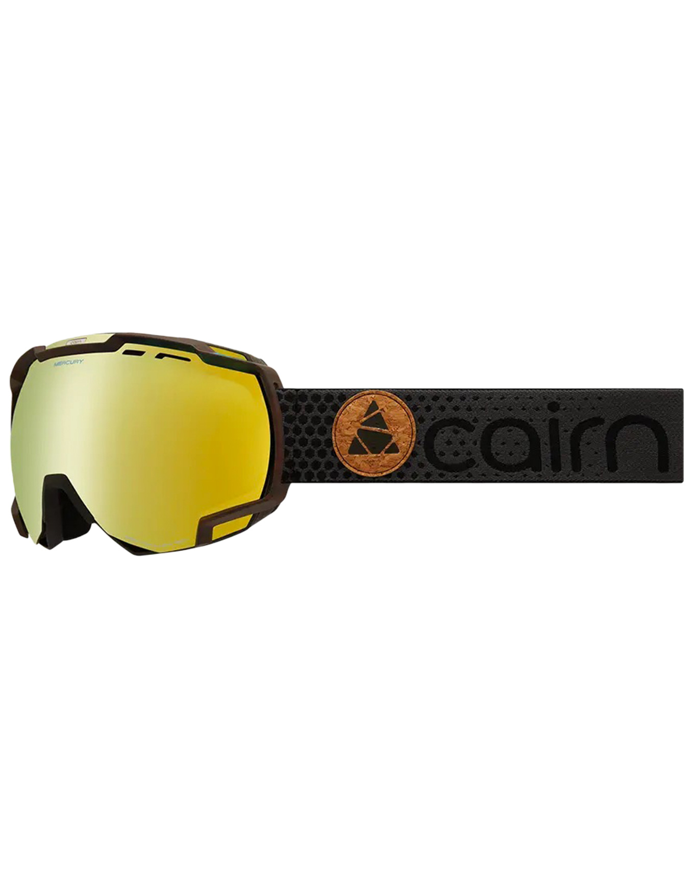 Skibrille / Snowboardbrille Mercury SPX3000ium Mat Black Wood Grau