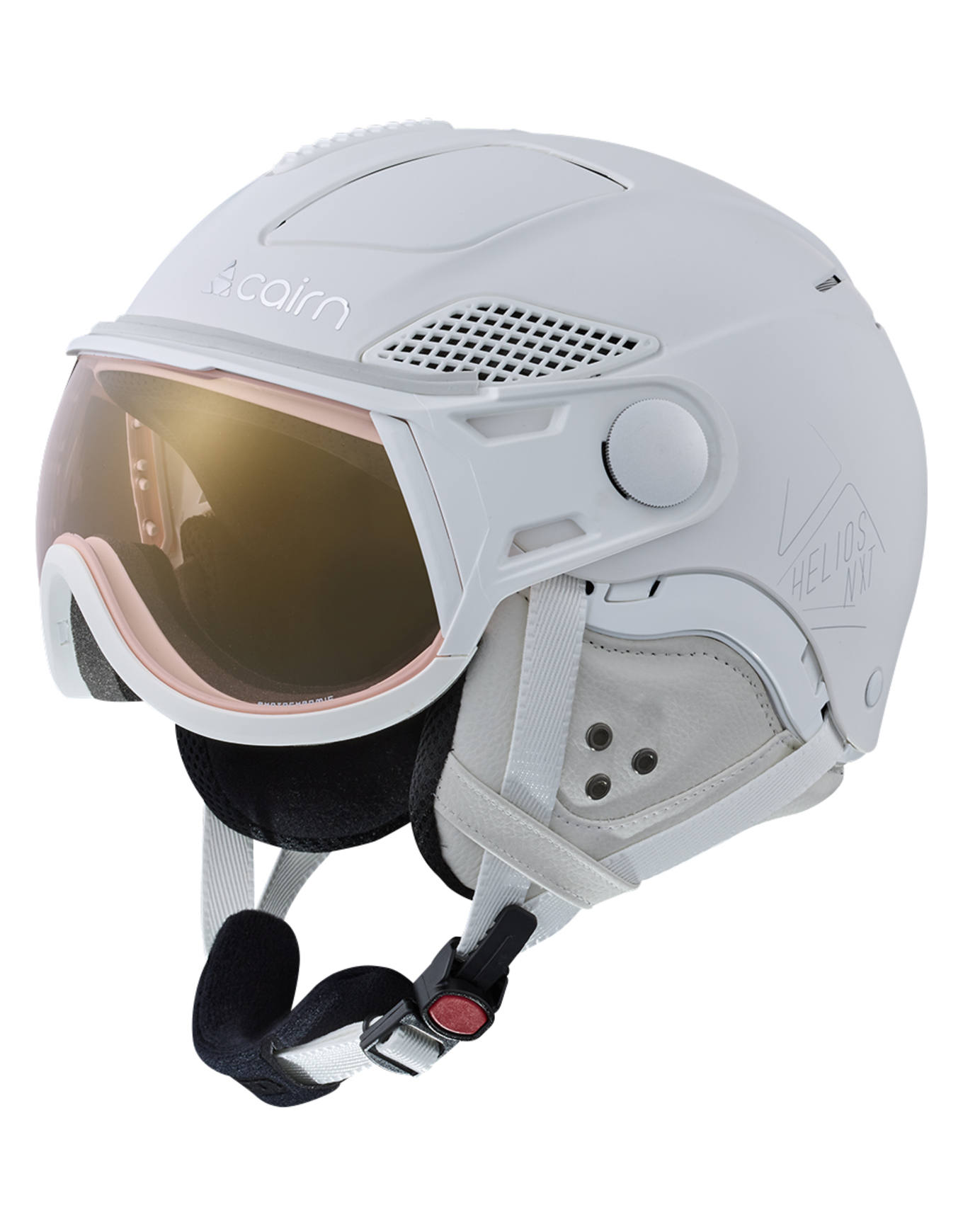Casque de ski/snowboard - Helios Evolight NXT® Mat White - Taille 57-59 cm - Blanc