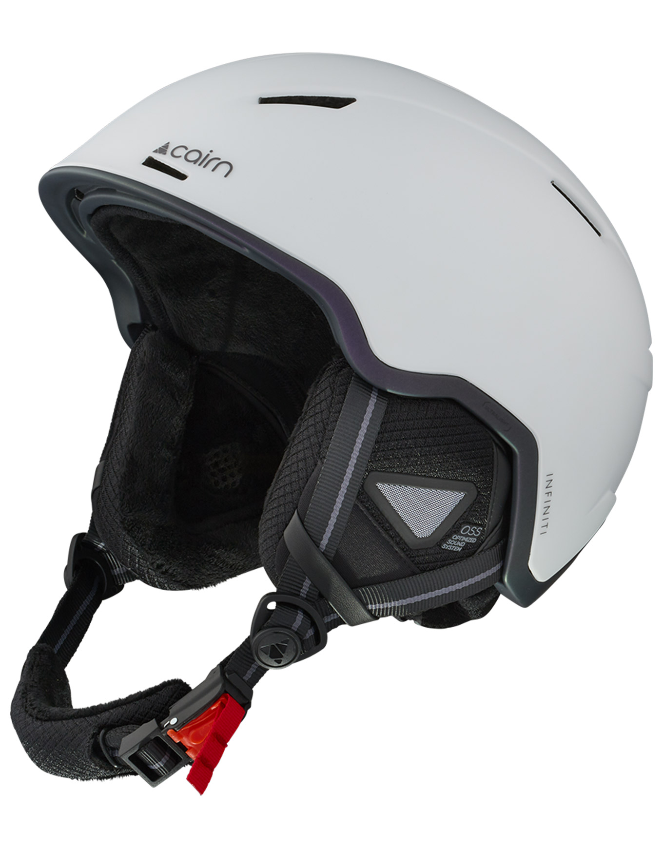 Casque de ski/snowboard - Infiniti Mat White Cameleon - Taille 54-56 cm - Blanc