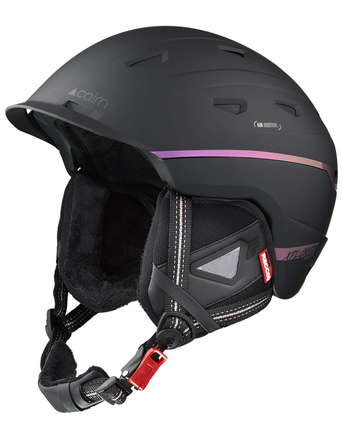 Skihelm Xplorer Rescue Mat Black Cameleon für Damen Größe 62-65 cm schwarz