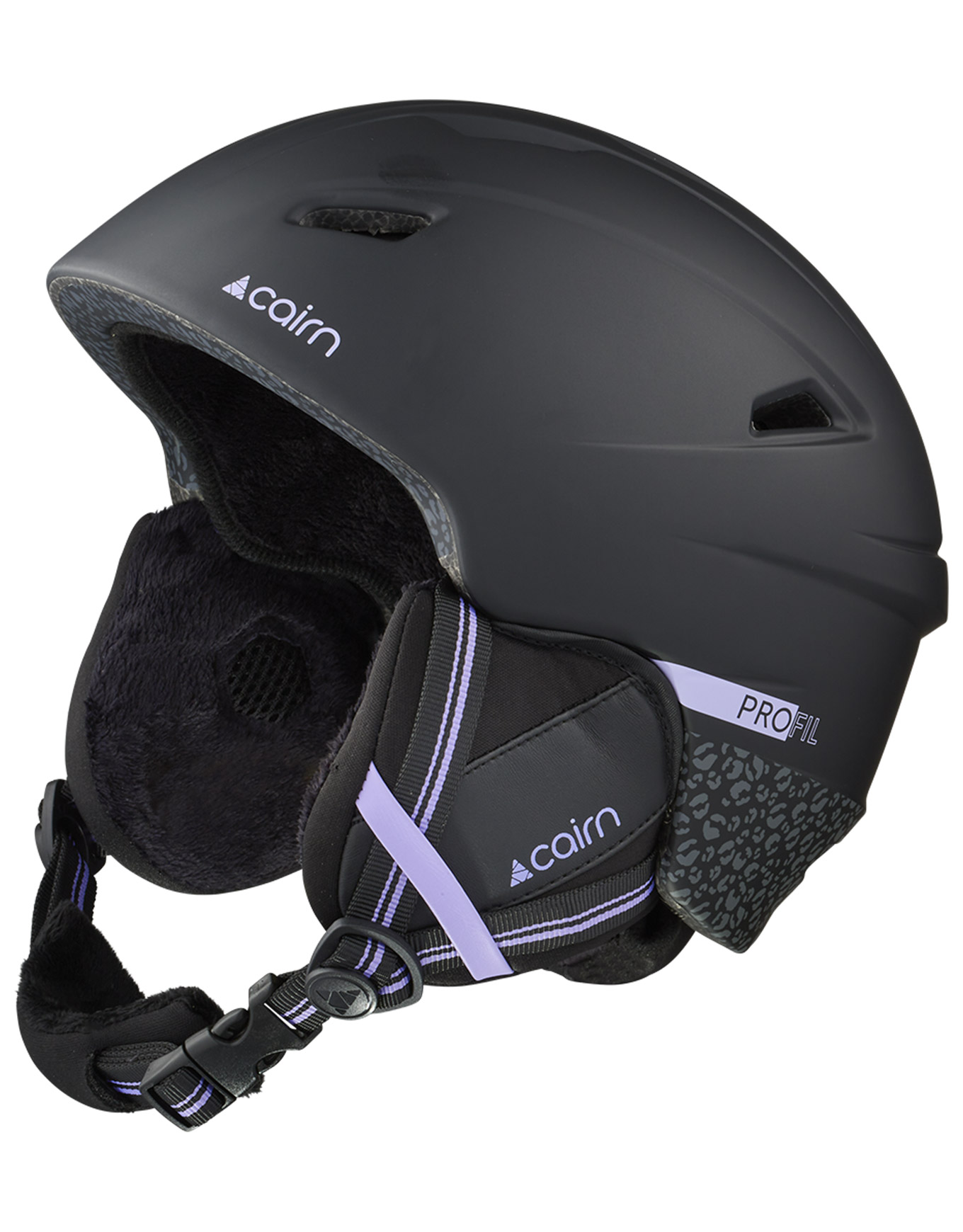 Casque de ski/snowboard - Profil Mat Black Leopard - Taille 61-62 cm - Noir