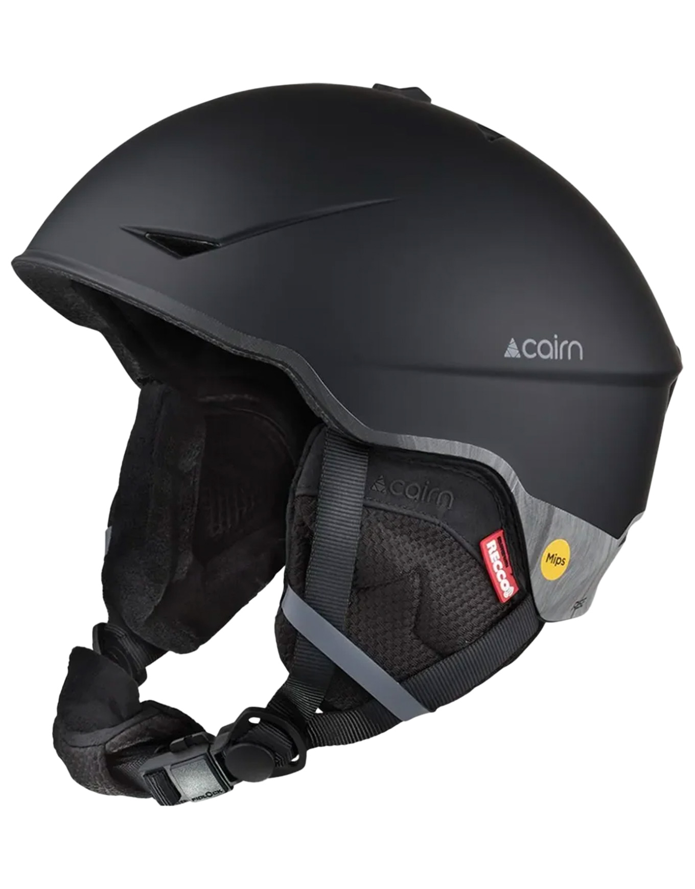 Casque de ski/snowboard - Rise Mips® Mat Black Lava - Taille 54-56 cm - Noir