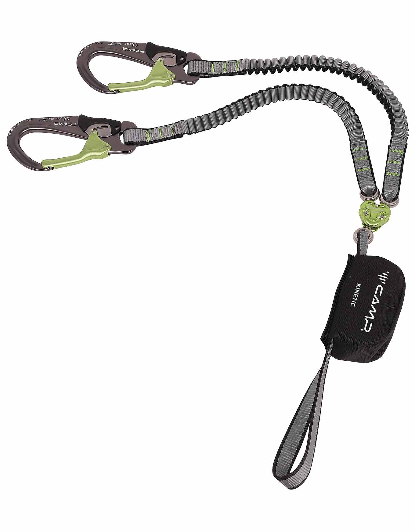 Longe de via ferrata - Kinetic Gyro Rewind Pro - Gris