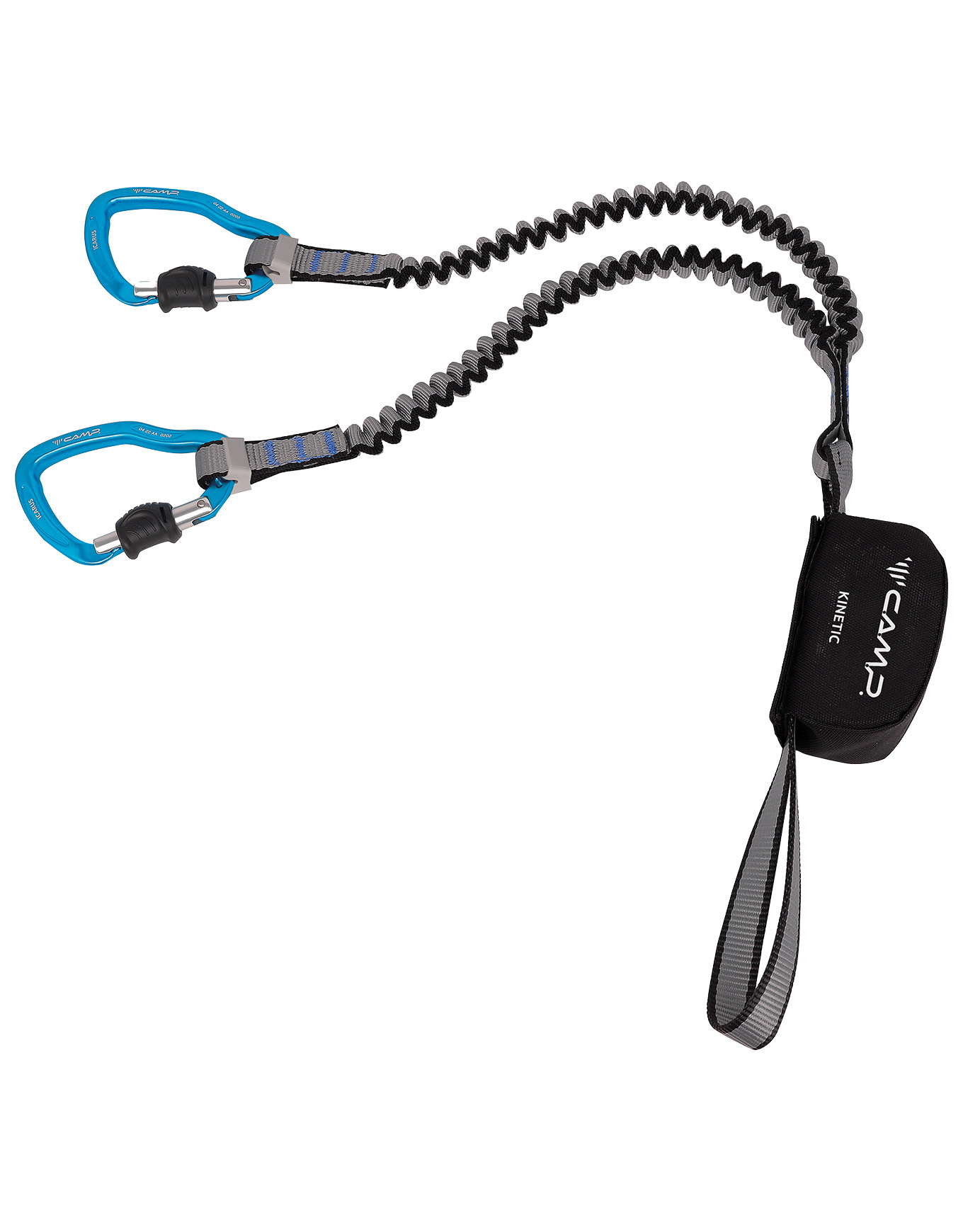 Longe de via ferrata - Kinetic Rewind Comp en Aluminium - Gris