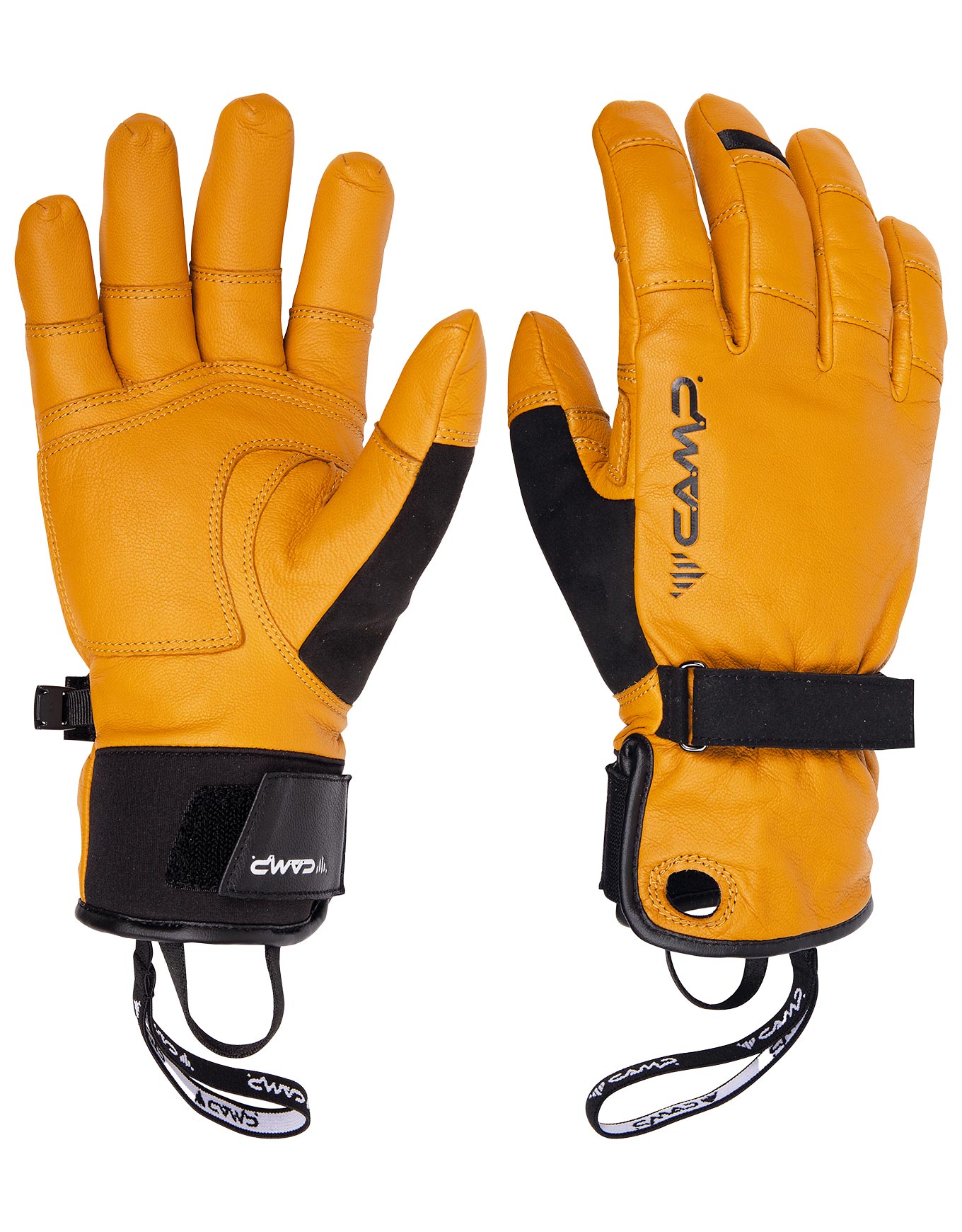 Gants polyvalents - Geko Revel en Cuir - Taille L - Jaune