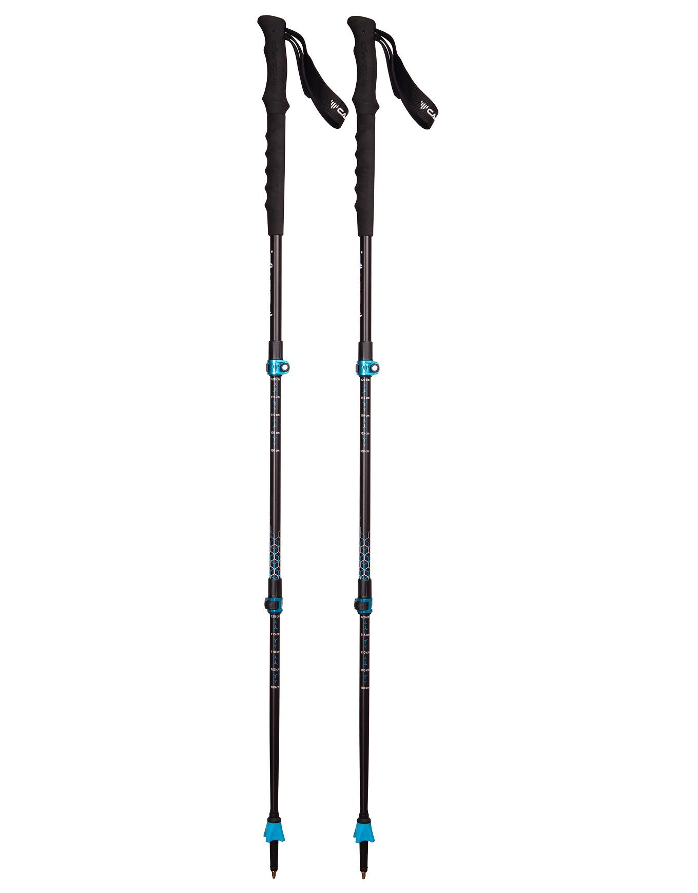 Bâtons de randonnée en aluminium - Backcountry GT en Aluminium - Noir