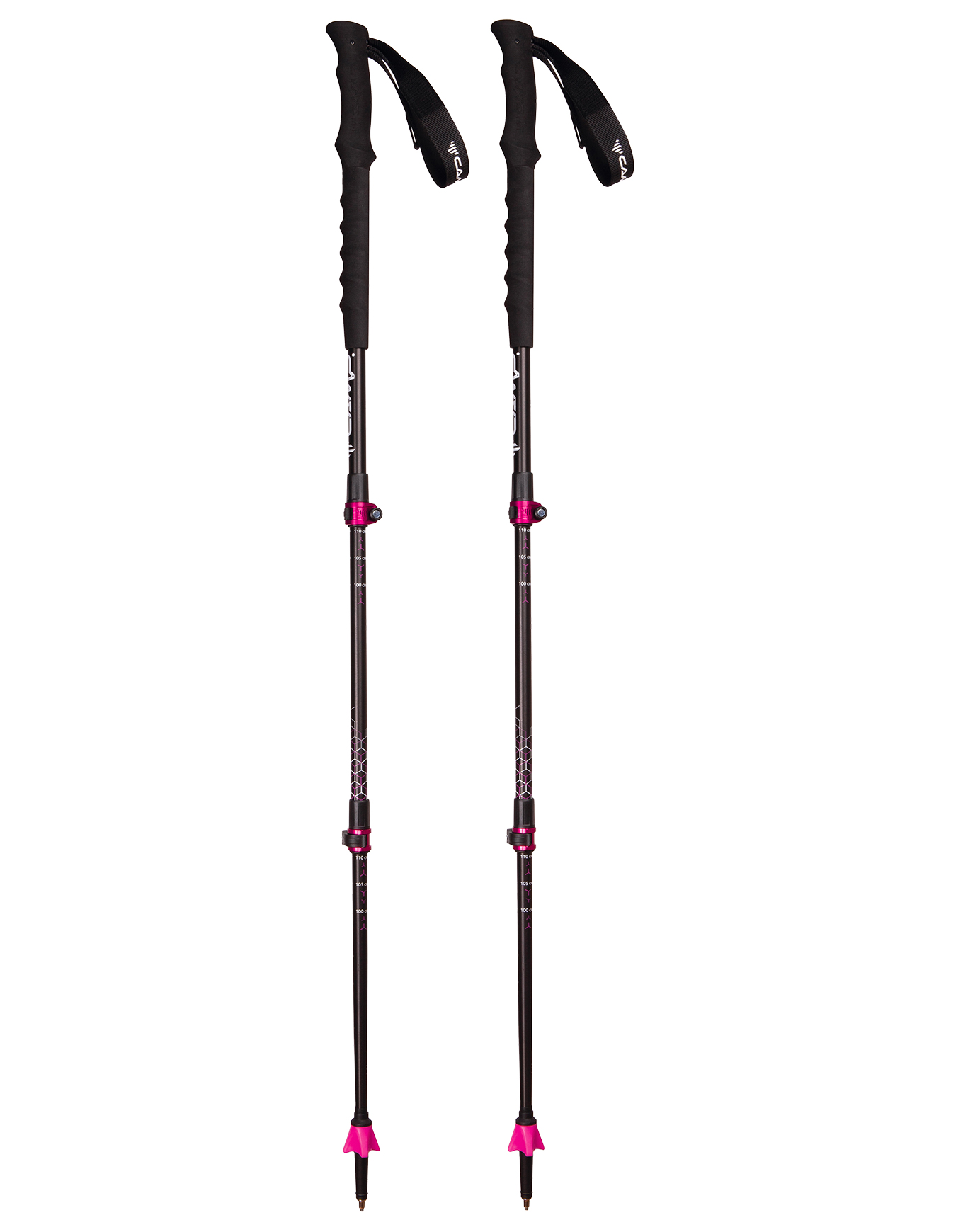 Bâtons de randonnée en aluminium - Backcountry GT W en Aluminium - Rose