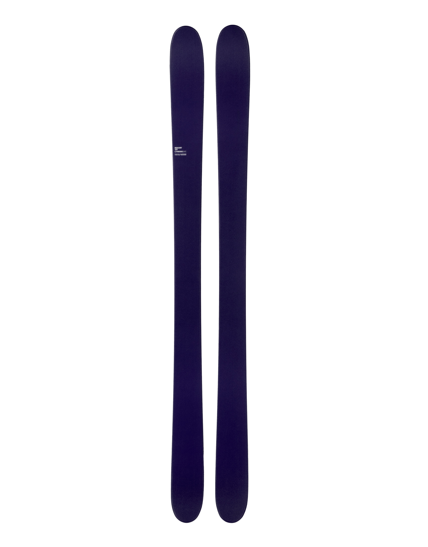 Skis polyvalent freeride - Resort 101 2026 en Bois - Taille 184 cm - Navy